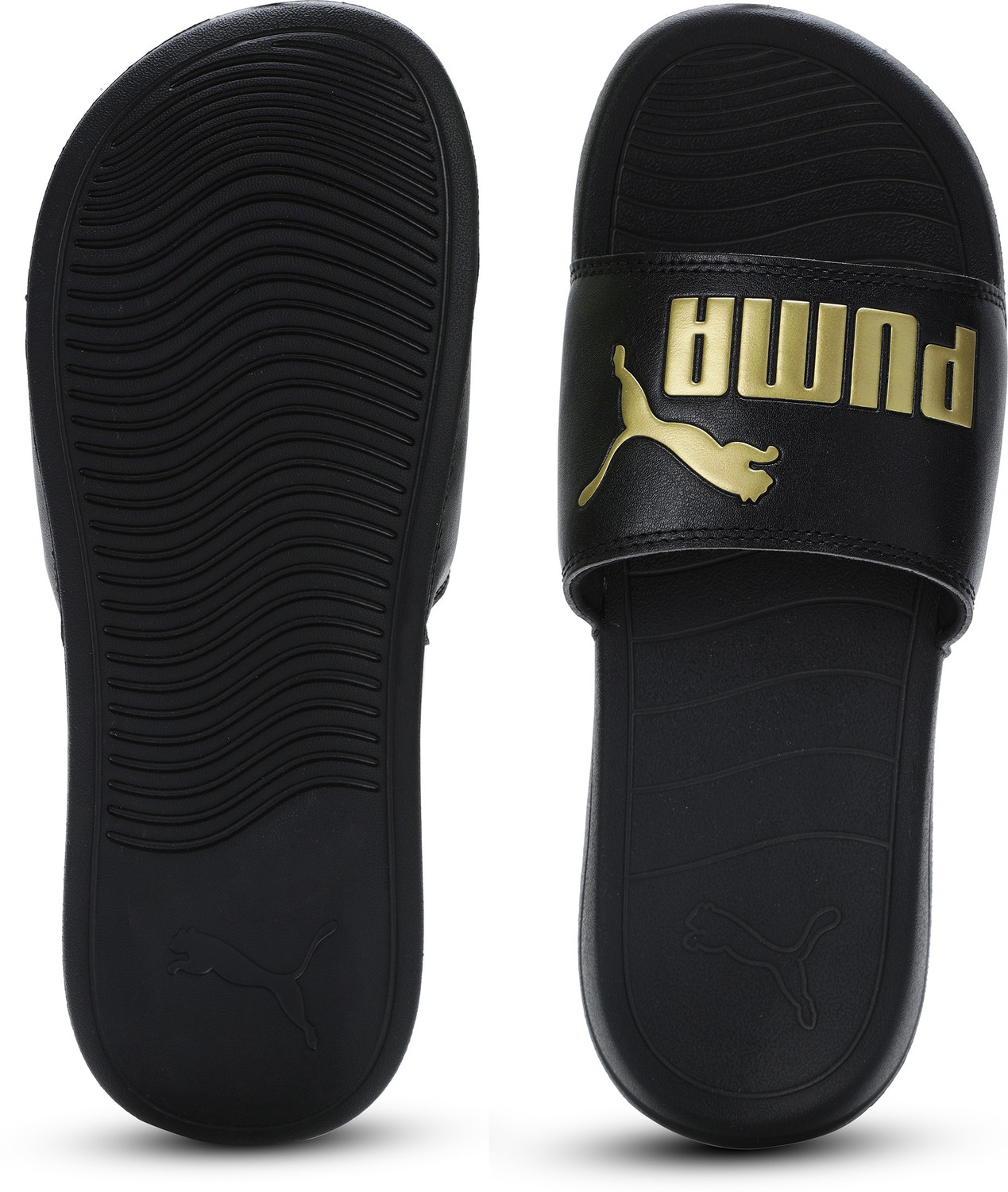 Puma one8 slides black best sale