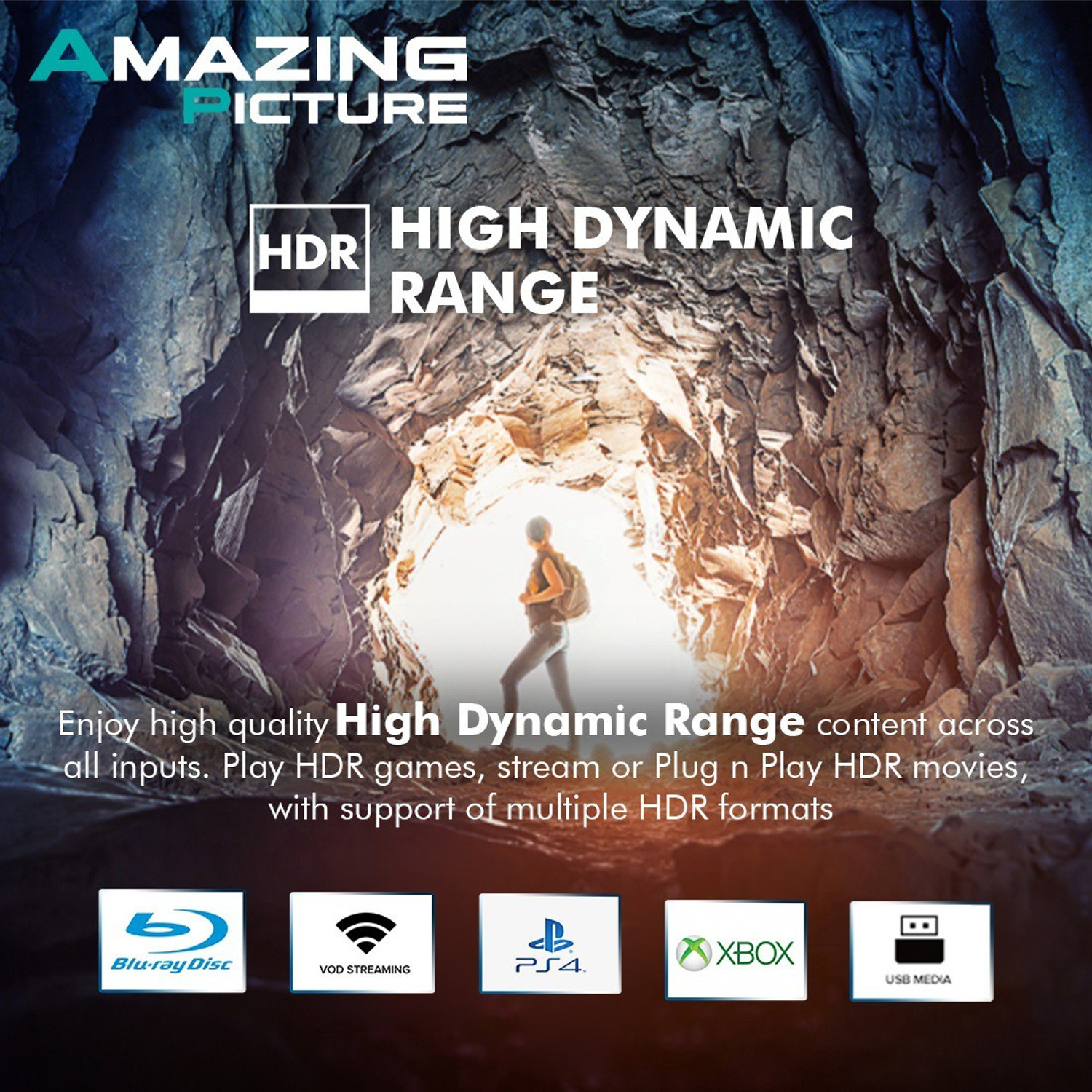 Image of Hisense A71F 126 cm (50 inch) Ultra HD (4K) LED Smart Android TV with Dolby Vision & ATMOS (50A71F)