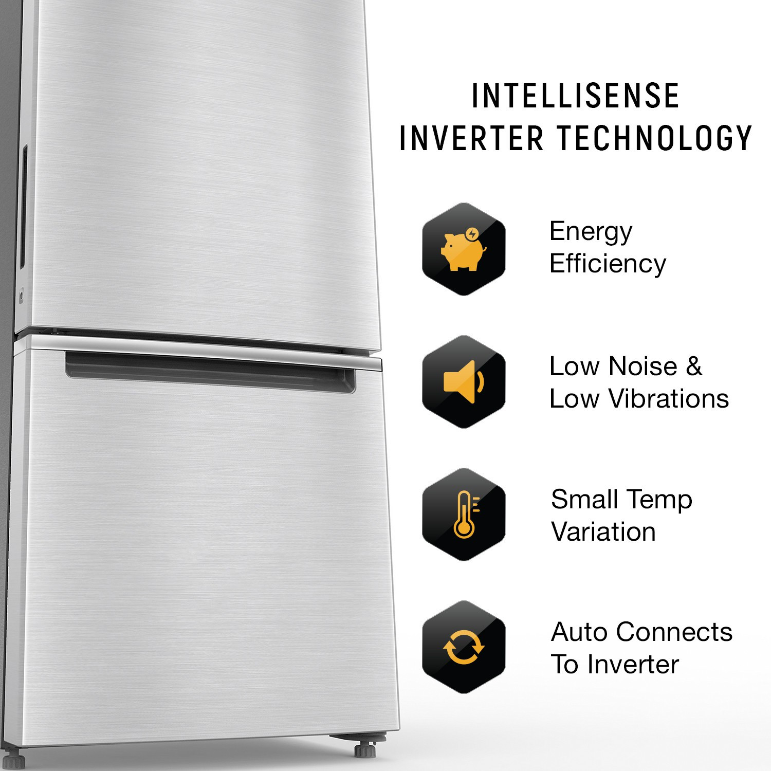 Image of Whirlpool 325 L Frost Free Double Door Bottom Mount 3 Star Refrigerator