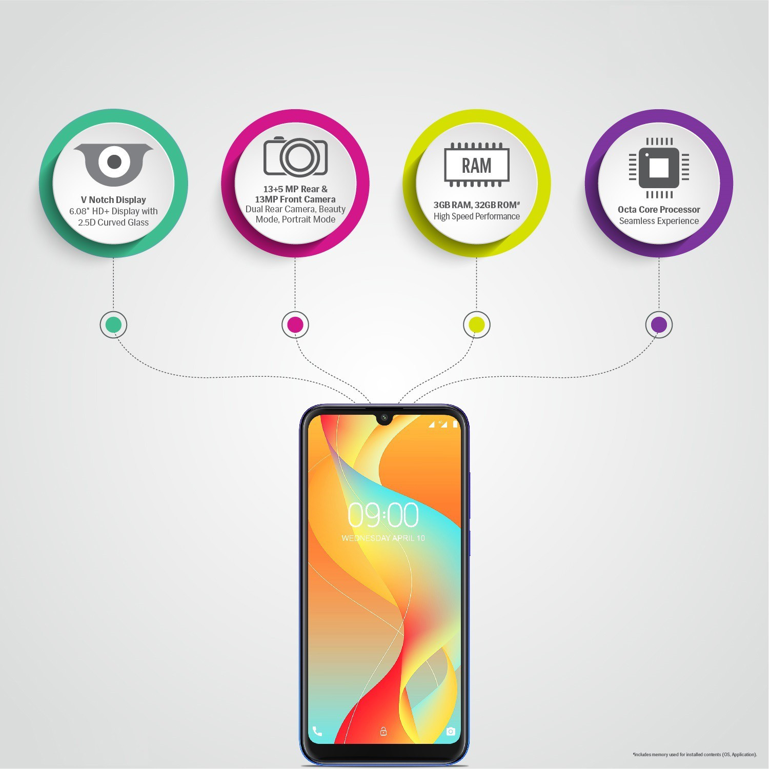 Image of LAVA Z66 (Midnight Blue, 32 GB)