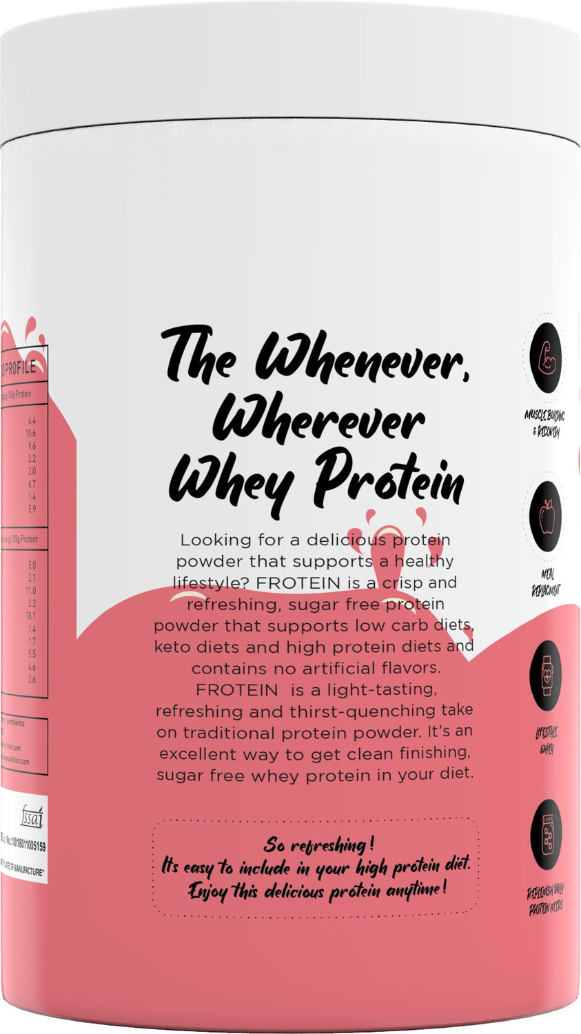 Image of BIGMUSCLES NUTRITION Frotein [15 Servings], Refreshing Flavored 26g Hydrolysed Isolate Whey Protein
