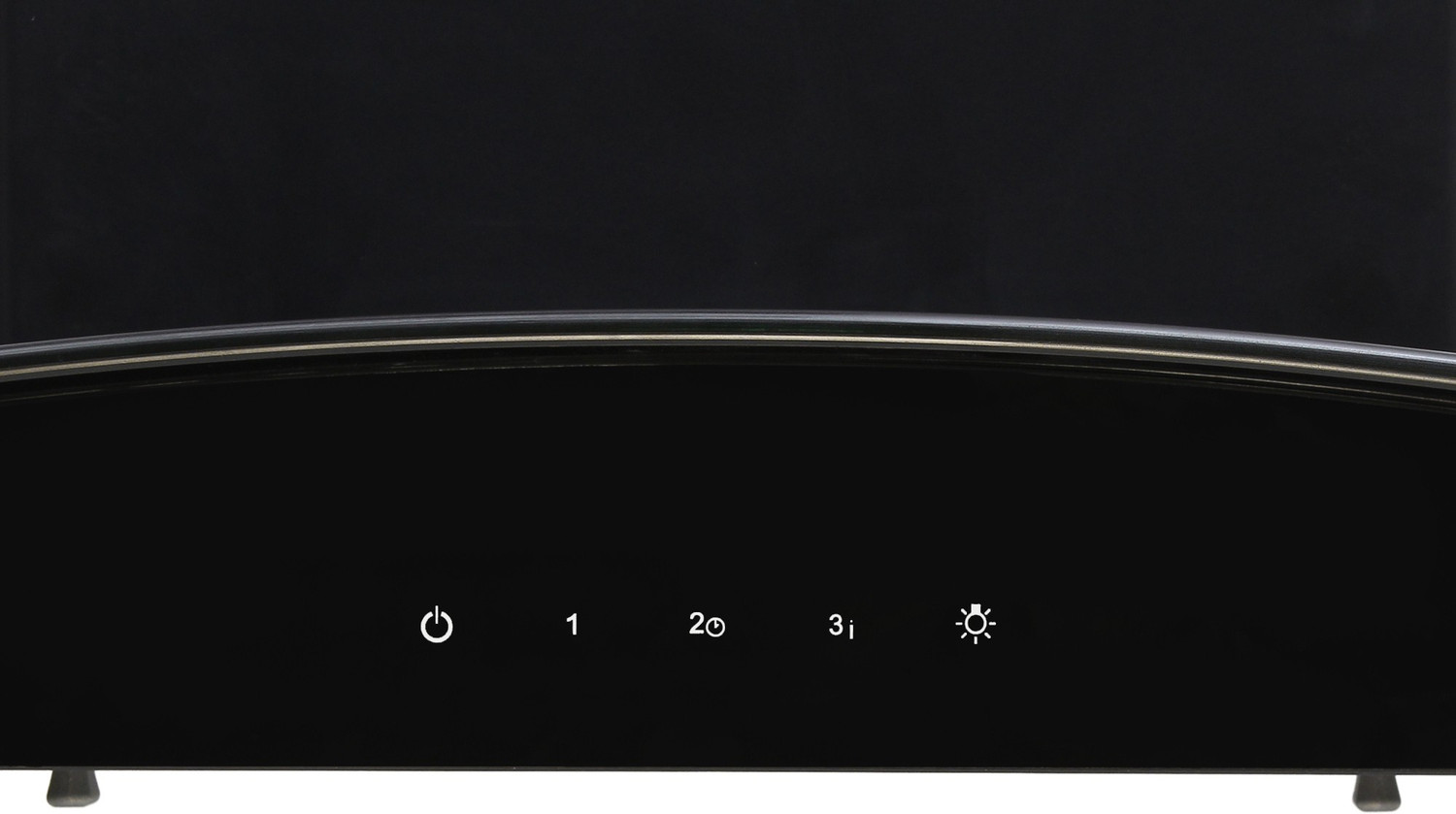 Image of FABER Feel Plus 3D T2S2 BK TC LTW 90 Wall Mounted Black 1095 CMH Chimney