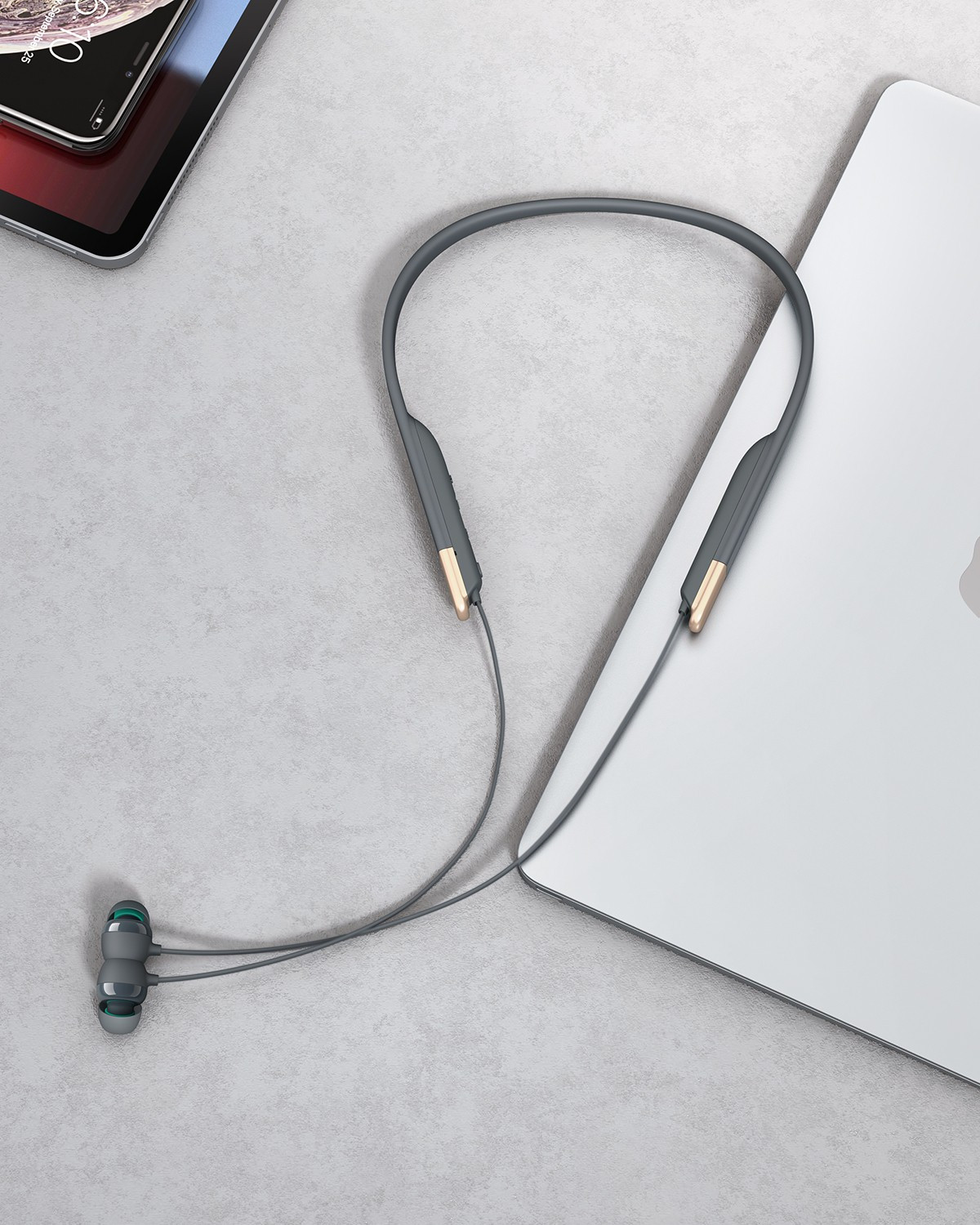 Image of AUKEY AK-WIRELESS NECKBAND HEADSET(EP-B33)-97712 Bluetooth