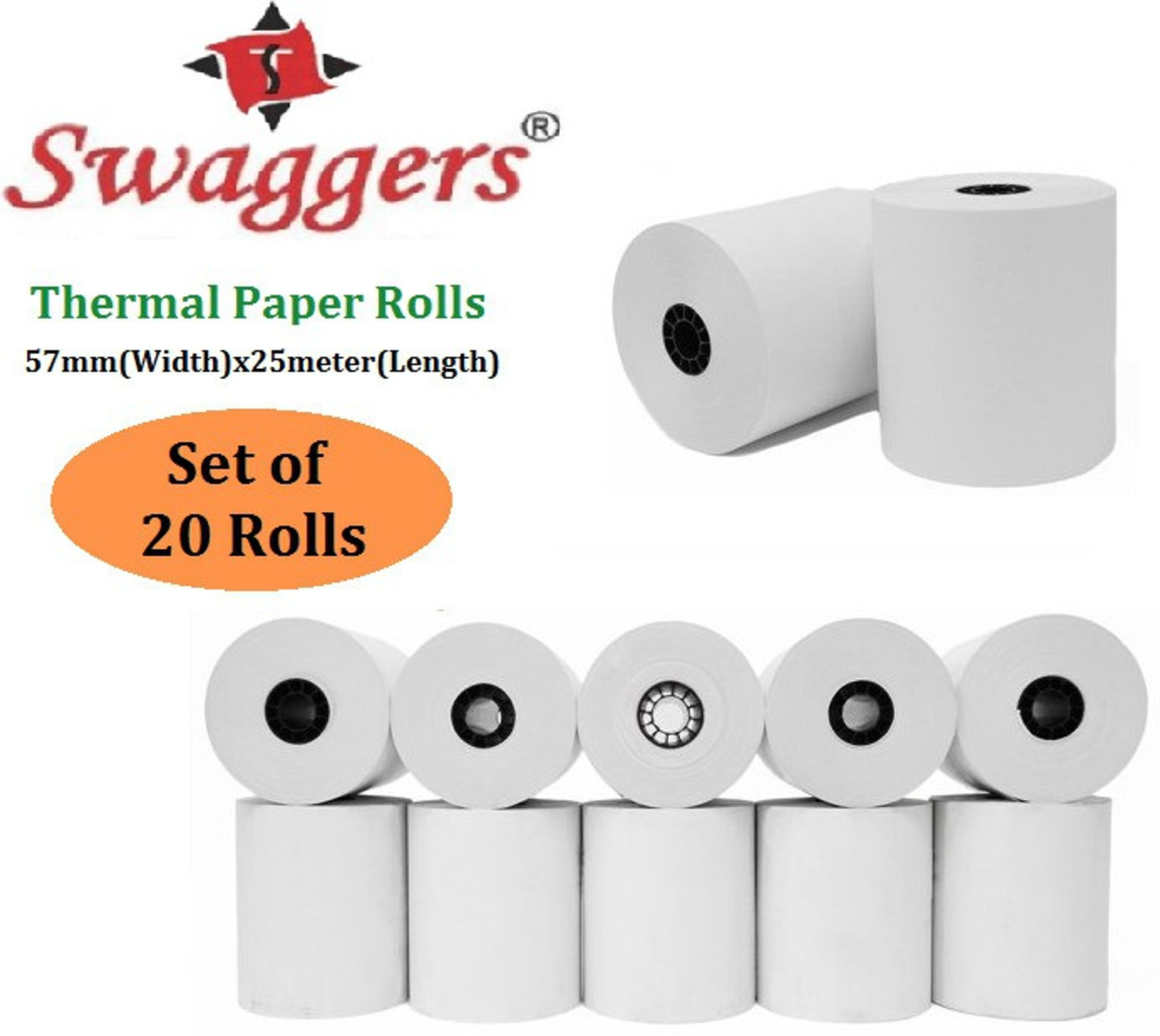 Image of Double A Unruled A3 70 gsm A3 Paper (Set of 5, White)