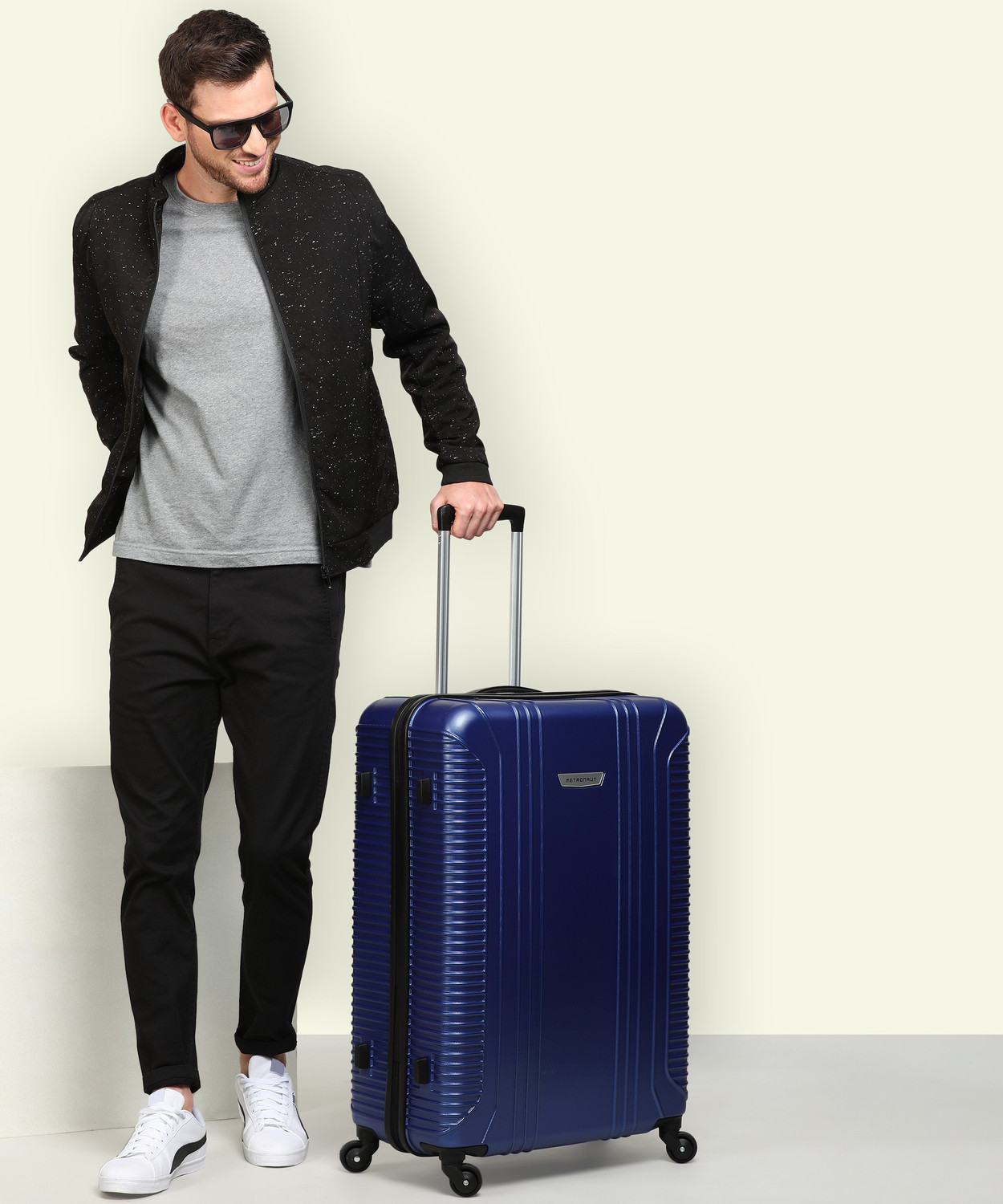 Image of METRONAUT S02-Bright Blue Check-in Suitcase 4 Wheels - 28 inch