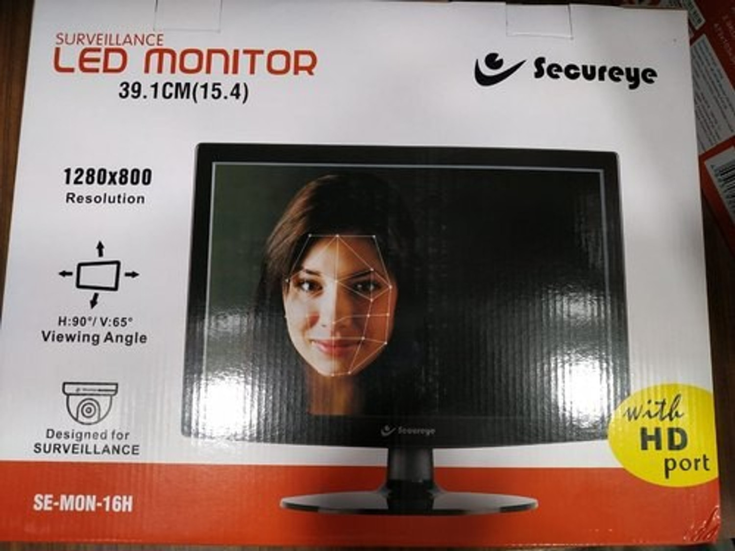 Image of SECUREYE 39.12 cm (16 inch) WXGA Monitor (SE-MON-16H)
