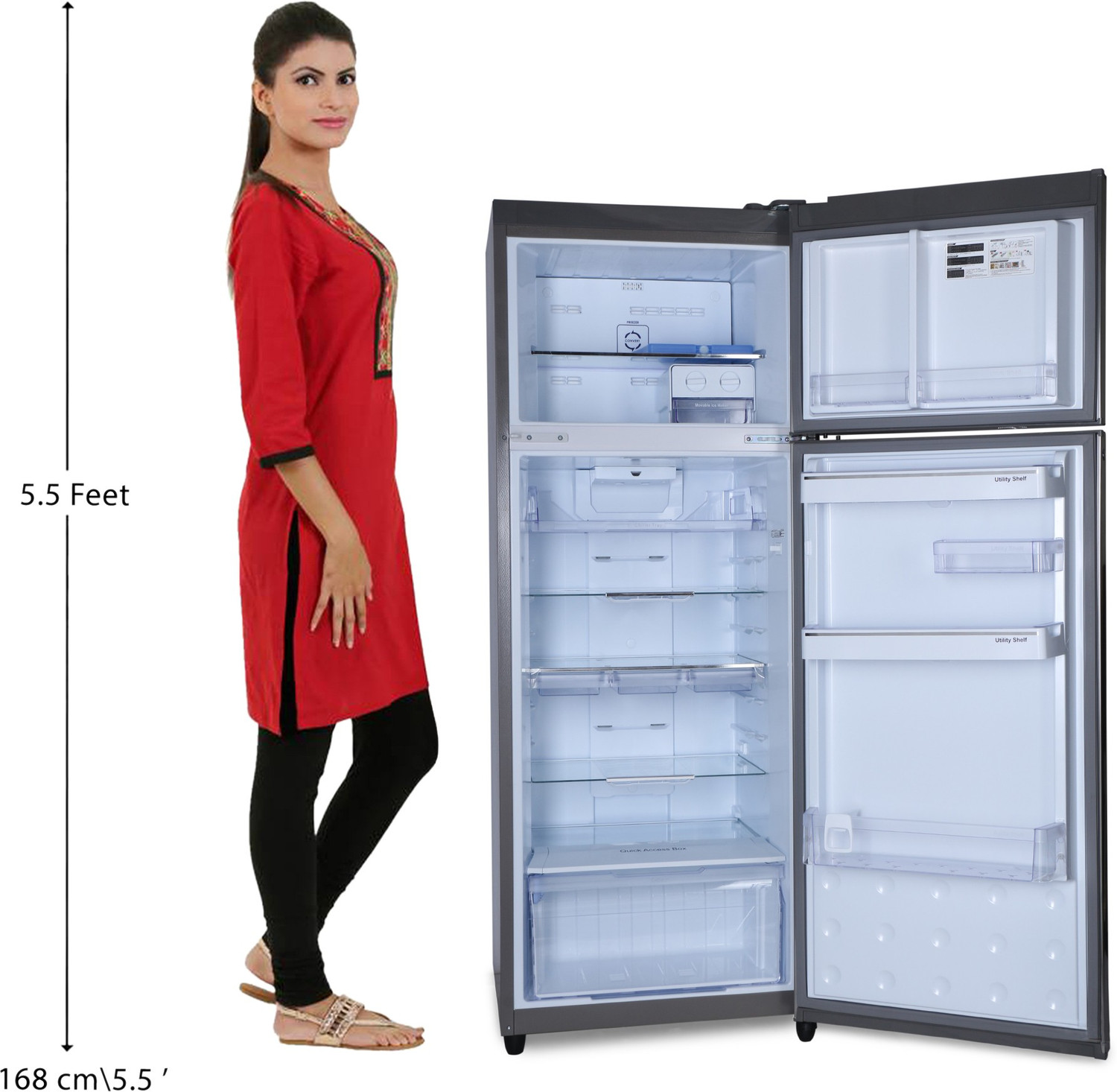 Image of Godrej 350 L Frost Free Double Door 2 Star Convertible Refrigerator