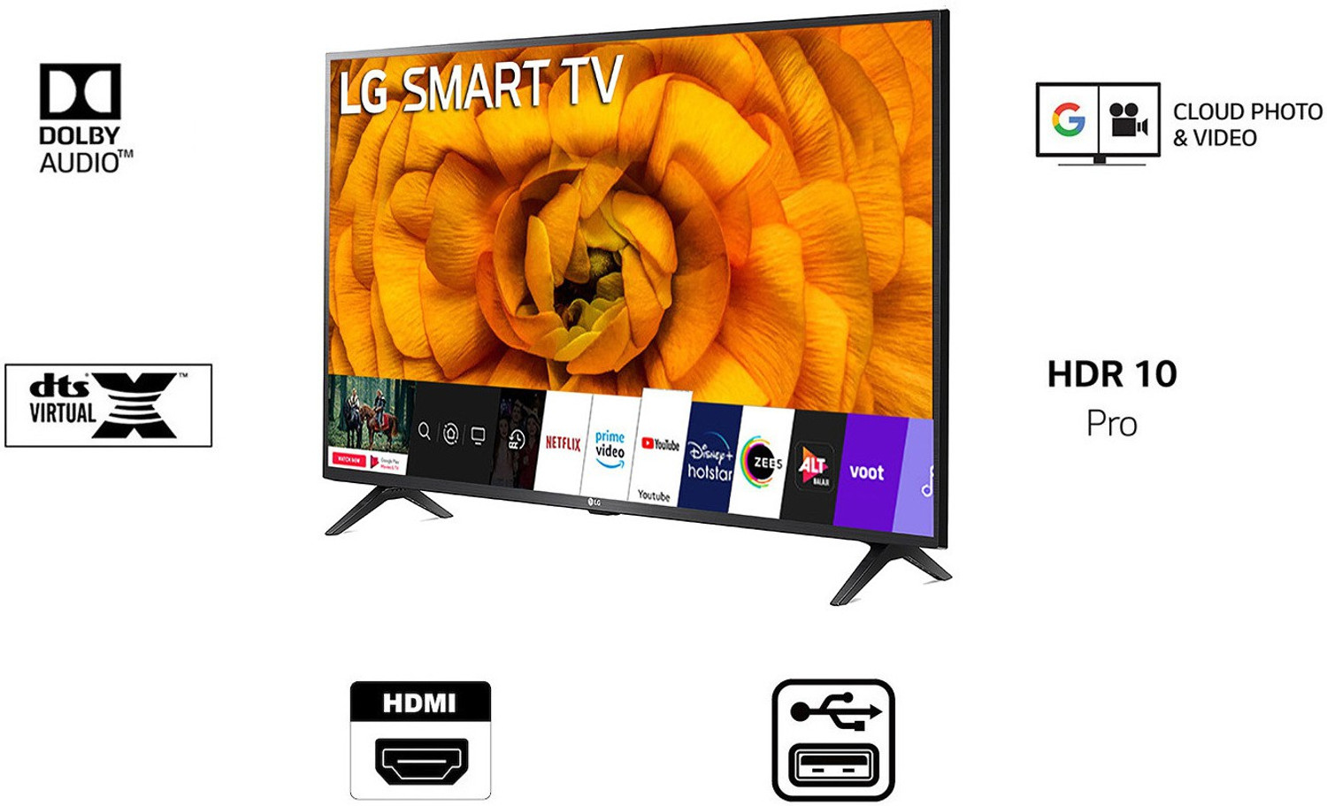 Image of LG 108 cm (43 inch) Full HD LED Smart WebOS TV