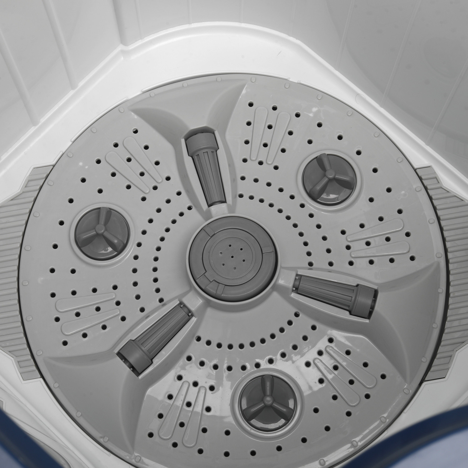 Image of Voltas Beko by A Tata Product 8 kg Semi Automatic Top Load Washing Machine White, Blue