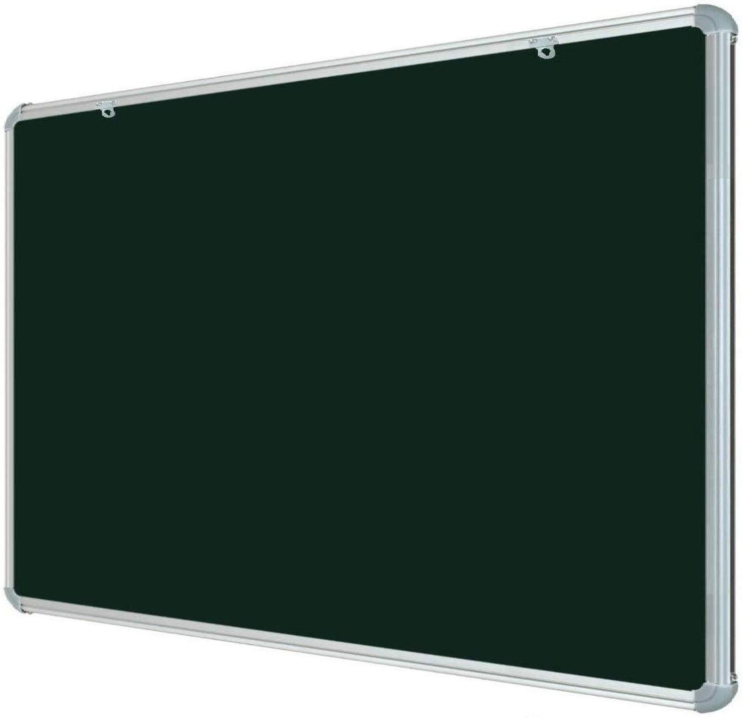 Homedmart 2x3 Feet Super Nova Glosssy Surface Whiteboard (Non-magnetic) | Green Chalk Board Surface On The Back Side | Aluminium Frame Finishing | Ghost Marks Free Smooth Surface White, Green board