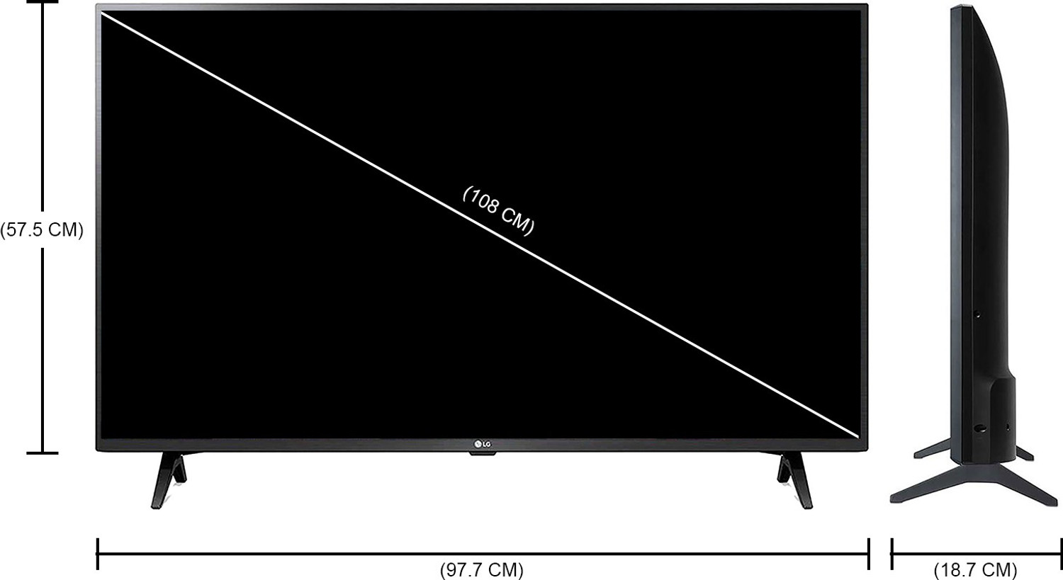 Image of LG 108 cm (43 inch) Full HD LED Smart WebOS TV