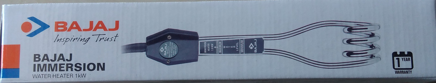 Image of BAJAJ Immersion 1000 W Shock Proof Immersion Heater Rod