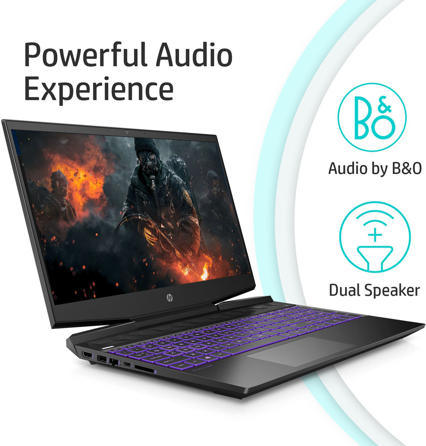 Image of HP Pavilion Gaming Intel Core i5 9th Gen 9300H - (8 GB /1 TB HDD /256 GB SSD /Windows 10 Home /4 GB Graphics /NVIDIA GeForce GTX 1650 /144 Hz) 15-dk0272TX Gaming Laptop