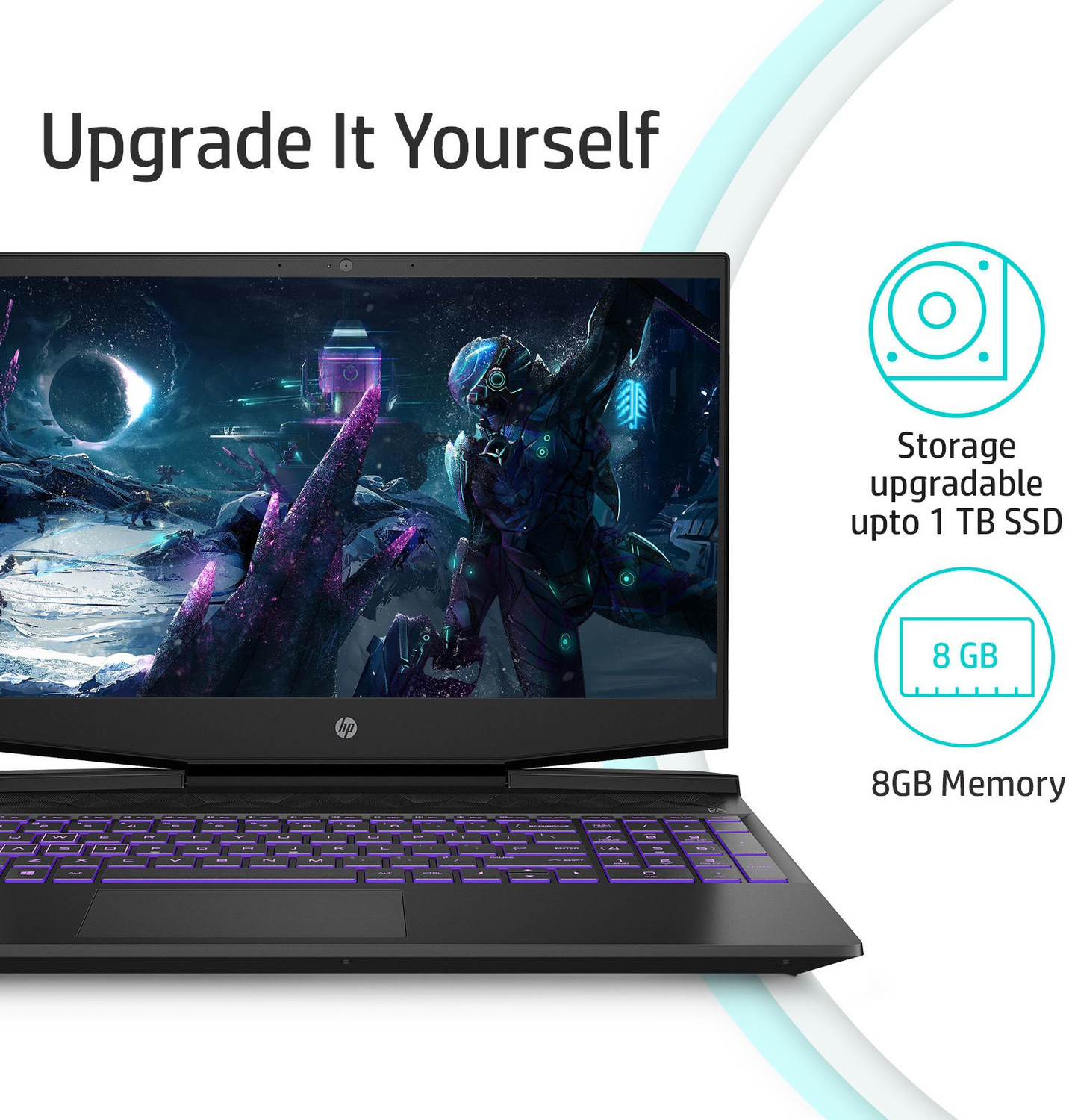 Image of HP Pavilion Gaming Intel Core i5 9th Gen 9300H - (8 GB /1 TB HDD /256 GB SSD /Windows 10 Home /4 GB Graphics /NVIDIA GeForce GTX 1650 /144 Hz) 15-dk0272TX Gaming Laptop