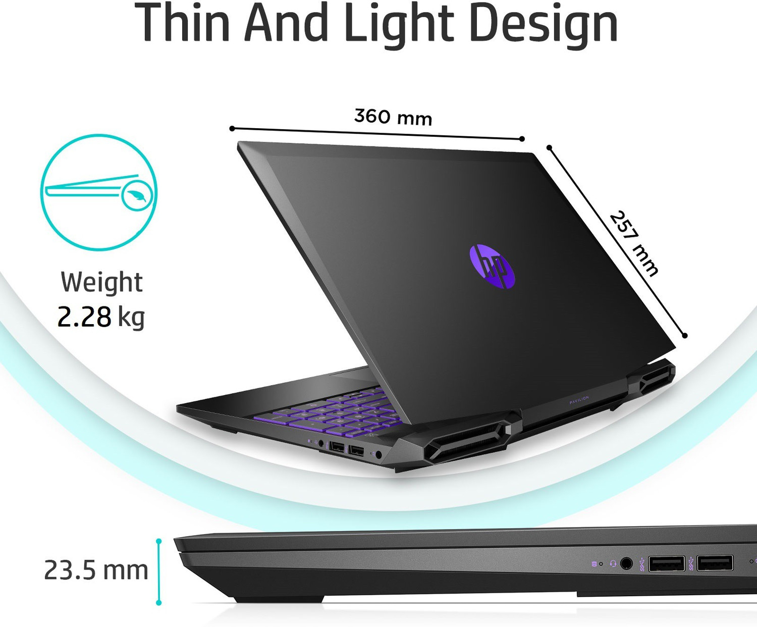 Image of HP Pavilion Gaming Intel Core i5 9th Gen 9300H - (8 GB /1 TB HDD /256 GB SSD /Windows 10 Home /4 GB Graphics /NVIDIA GeForce GTX 1650 /144 Hz) 15-dk0272TX Gaming Laptop