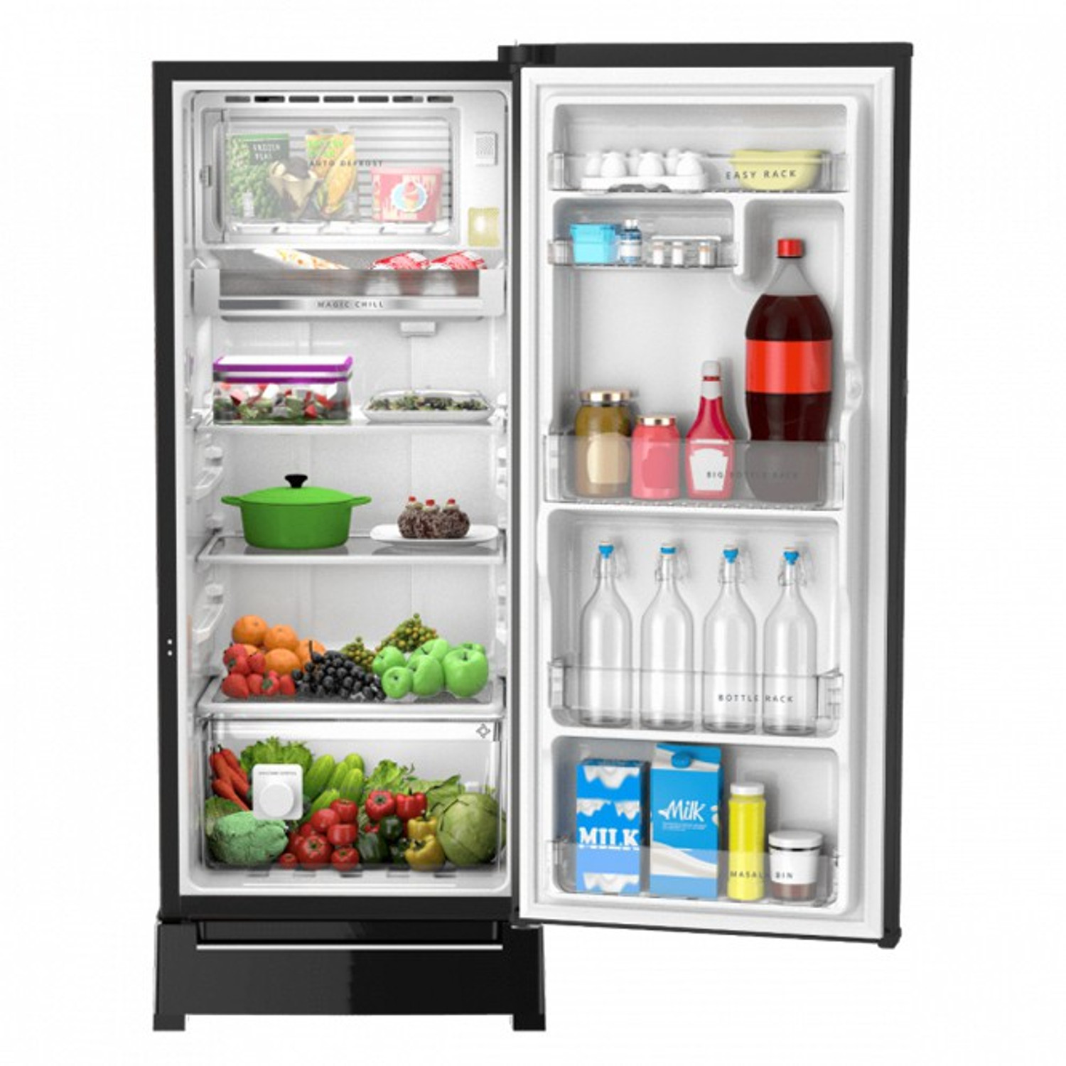 Image of Whirlpool 192 L Direct Cool Single Door 3 Star Refrigerator with Base Drawer