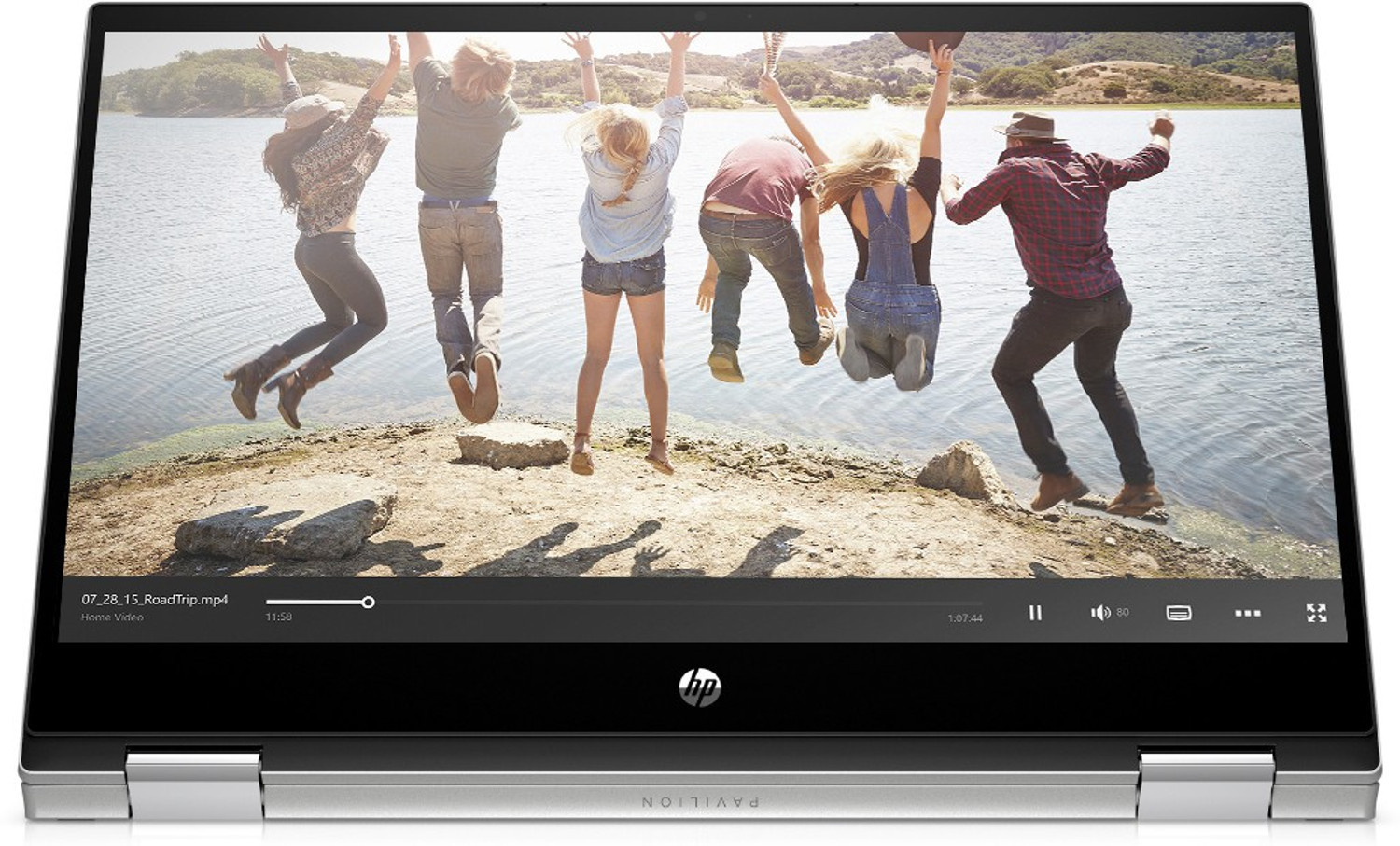 Image of HP Pavilion x360 Intel Core i5 10th Gen 1035G1 - (8 GB /512 GB SSD /Windows 10 Home) 14-dw0069TU 2 in 1 Laptop with inbuilt 4G LTE