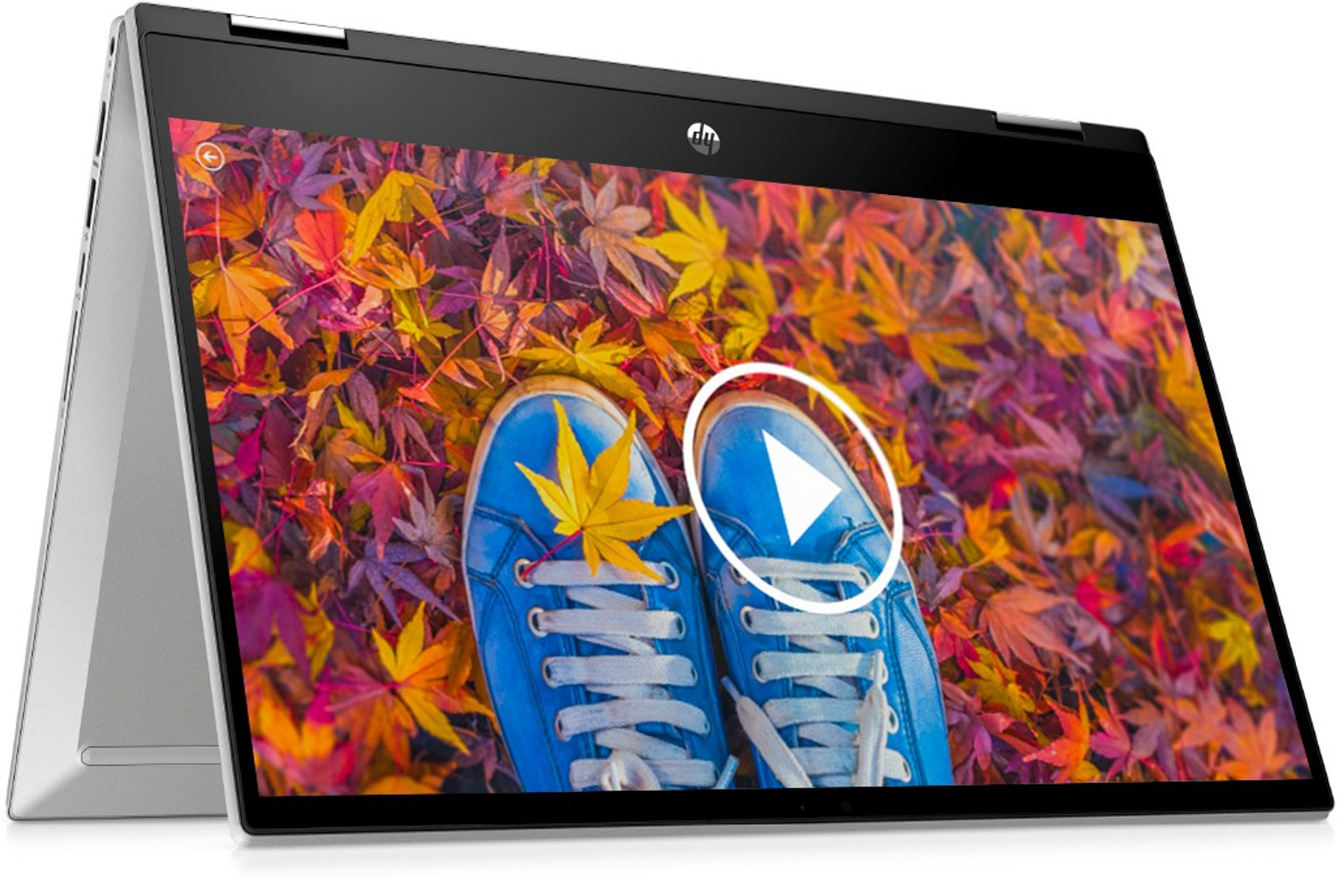 Image of HP Pavilion x360 Intel Core i5 10th Gen 1035G1 - (8 GB /512 GB SSD /Windows 10 Home) 14-dw0069TU 2 in 1 Laptop with inbuilt 4G LTE