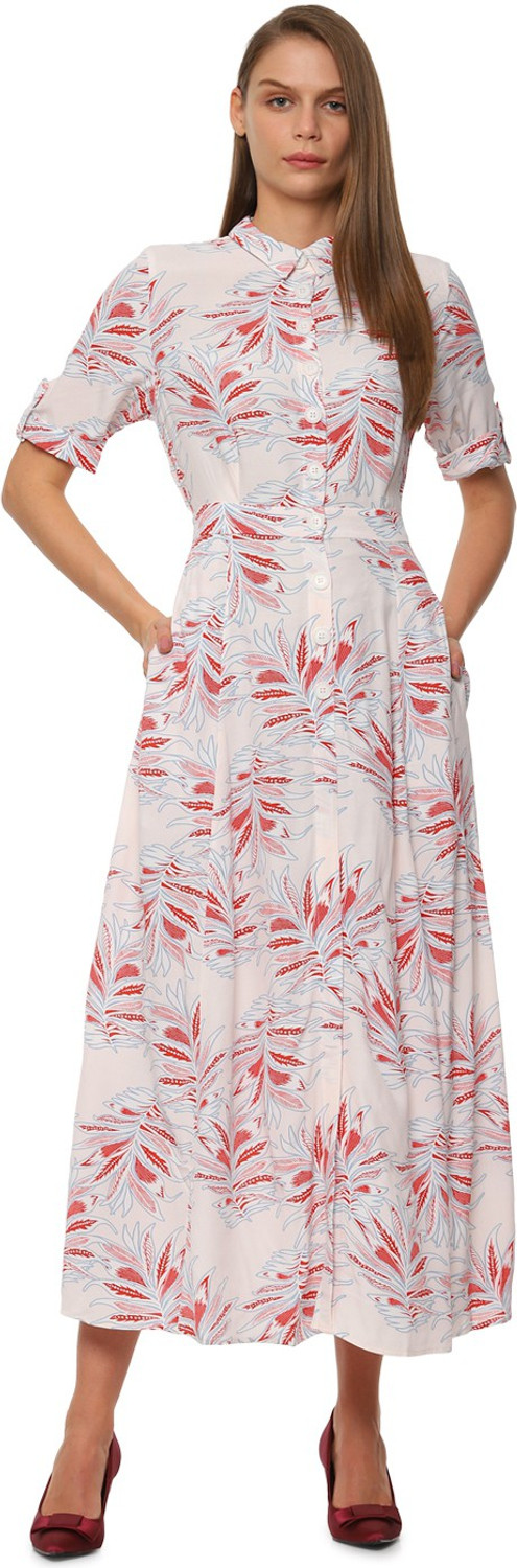 VAN HEUSEN Women Maxi Yellow Dress Price History