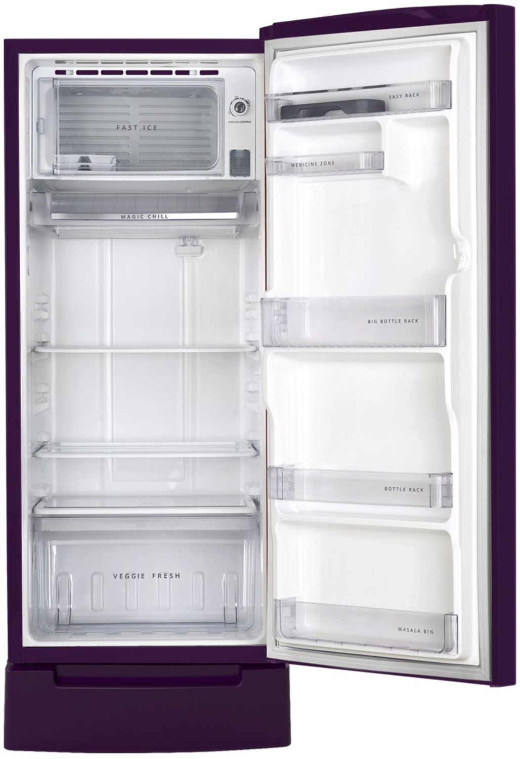 Image of Whirlpool 192 L Direct Cool Single Door 4 Star Refrigerator with Base Drawer