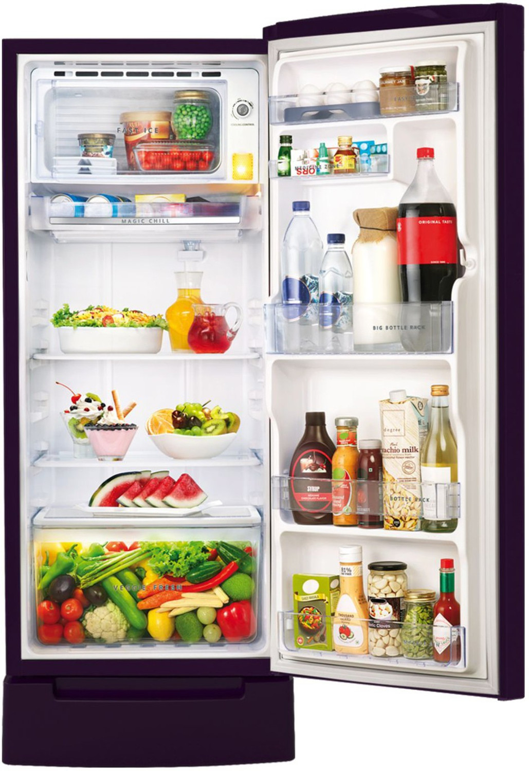 Image of Whirlpool 192 L Direct Cool Single Door 4 Star Refrigerator with Base Drawer