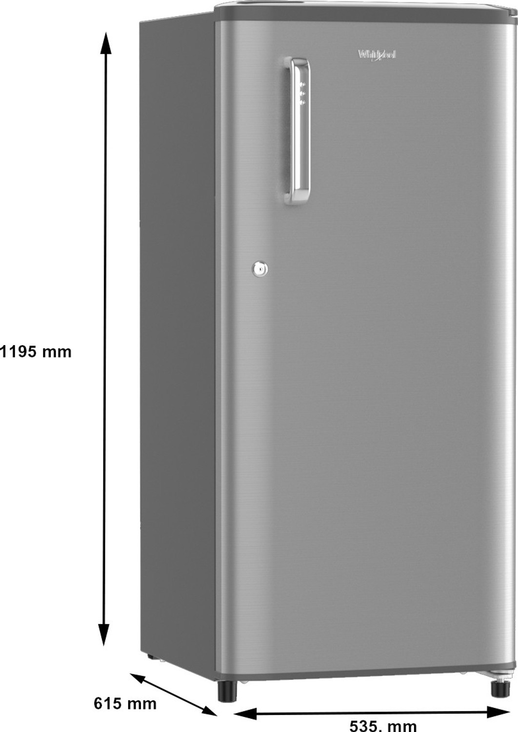 Image of Whirlpool 184 L Direct Cool Single Door 4 Star Refrigerator