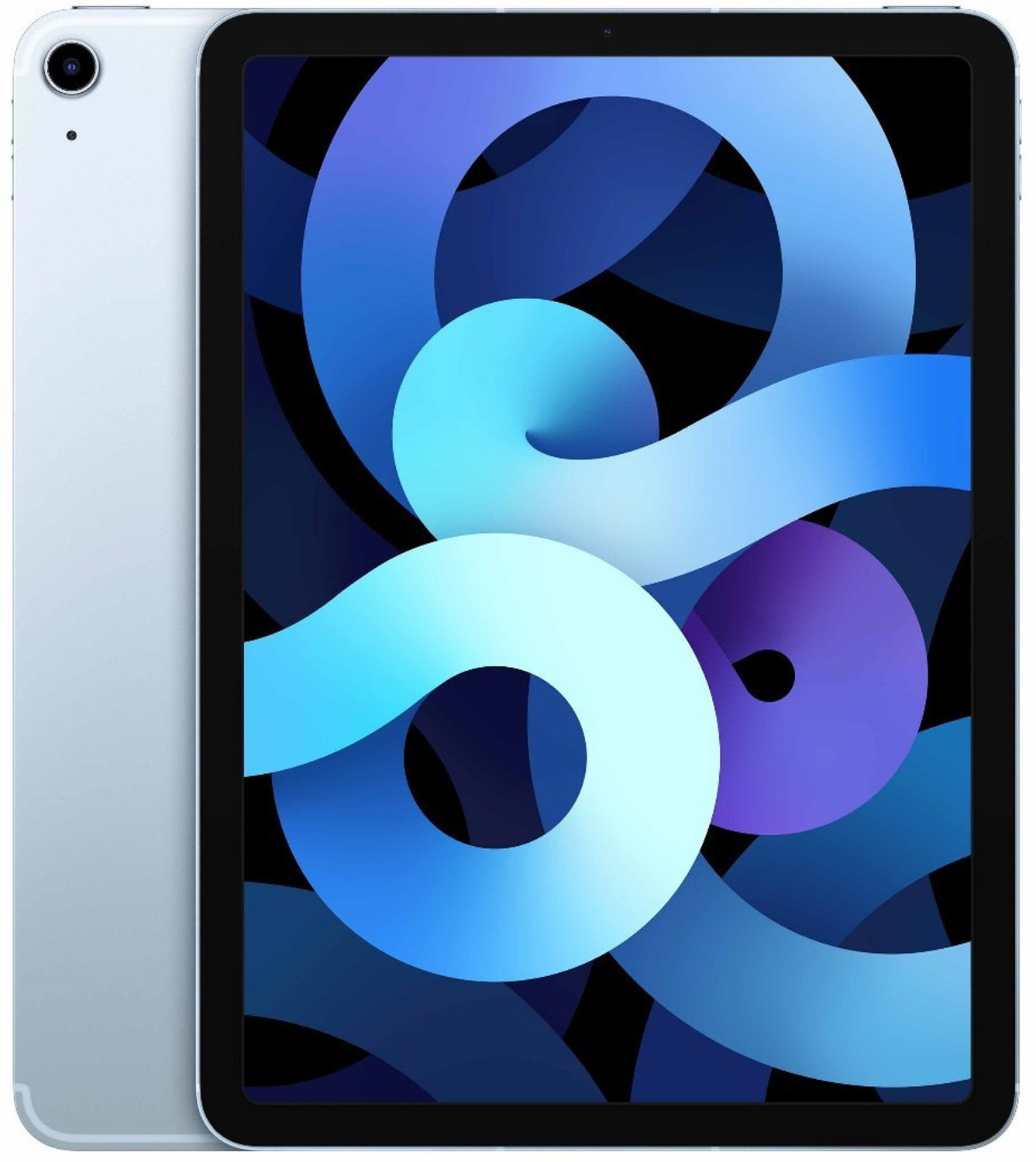 Image of Apple iPad Air (4th Gen) 256 GB ROM 10.9 inch with 4G A14 Bionic Chip (Sky Blue)