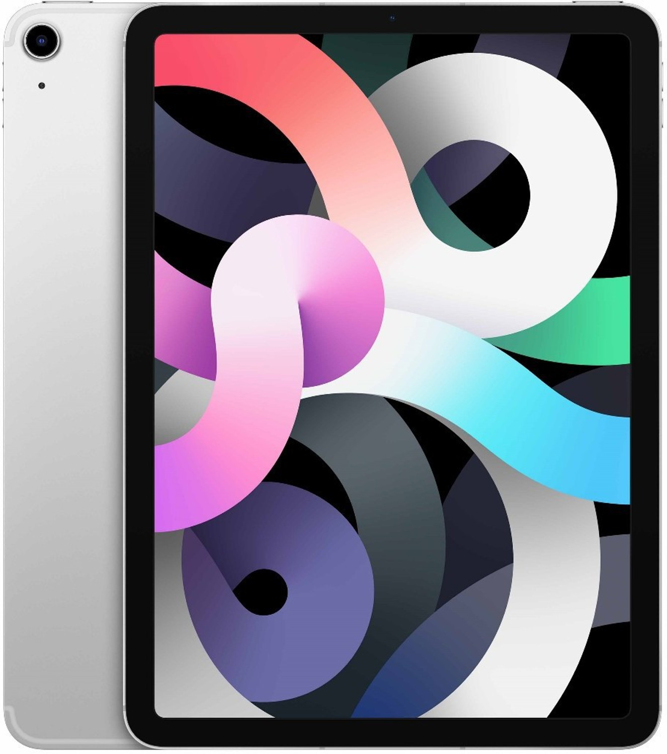 Image of Apple iPad Air (4th Gen) 64 GB ROM 10.9 inch with 4G A14 Bionic Chip (Silver)