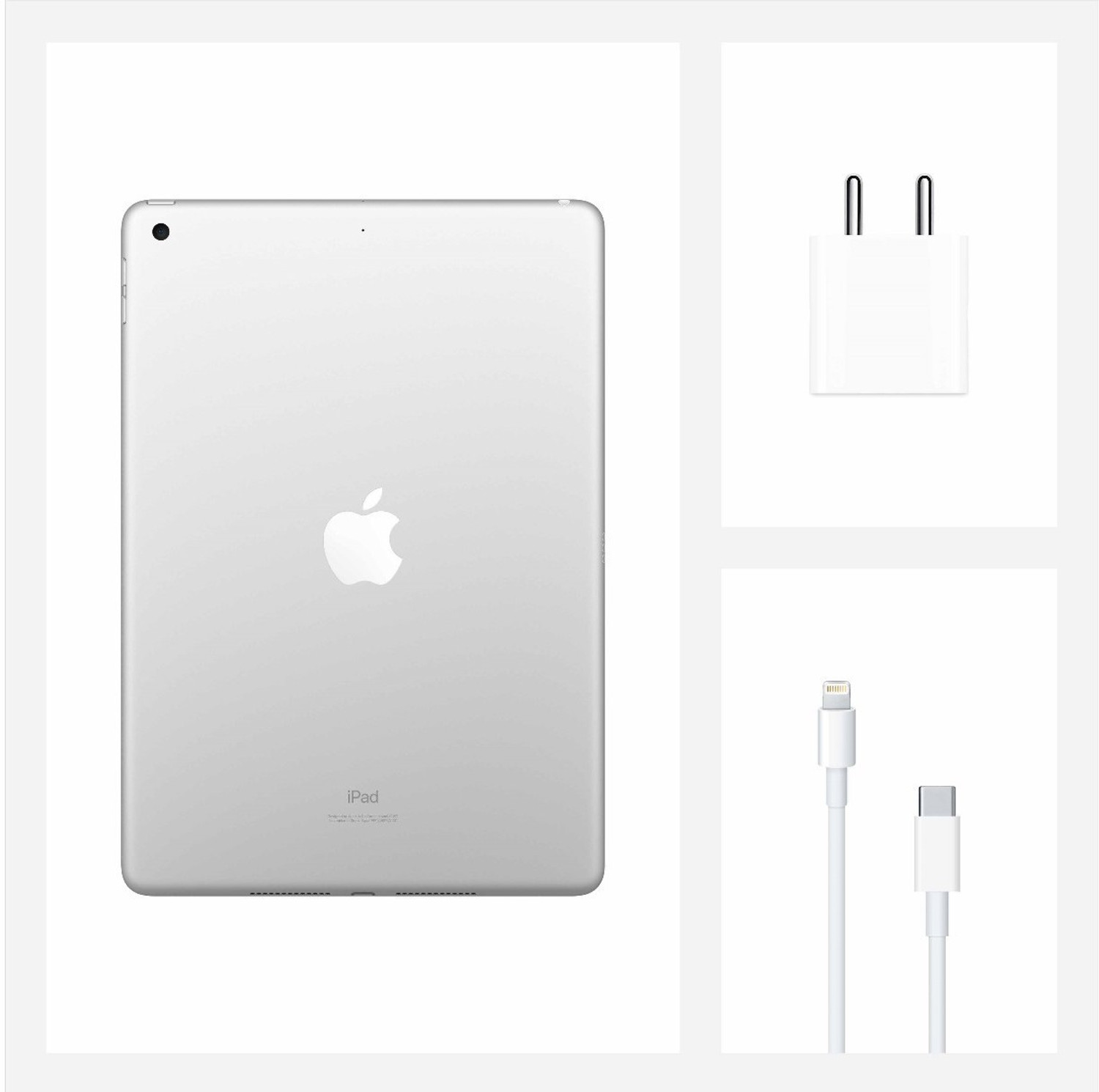 Image of Apple iPad (8th Gen) 32 GB ROM 10.2 inch with Wi-Fi Only A12 Bionic chip with Neural Engine (Silver)
