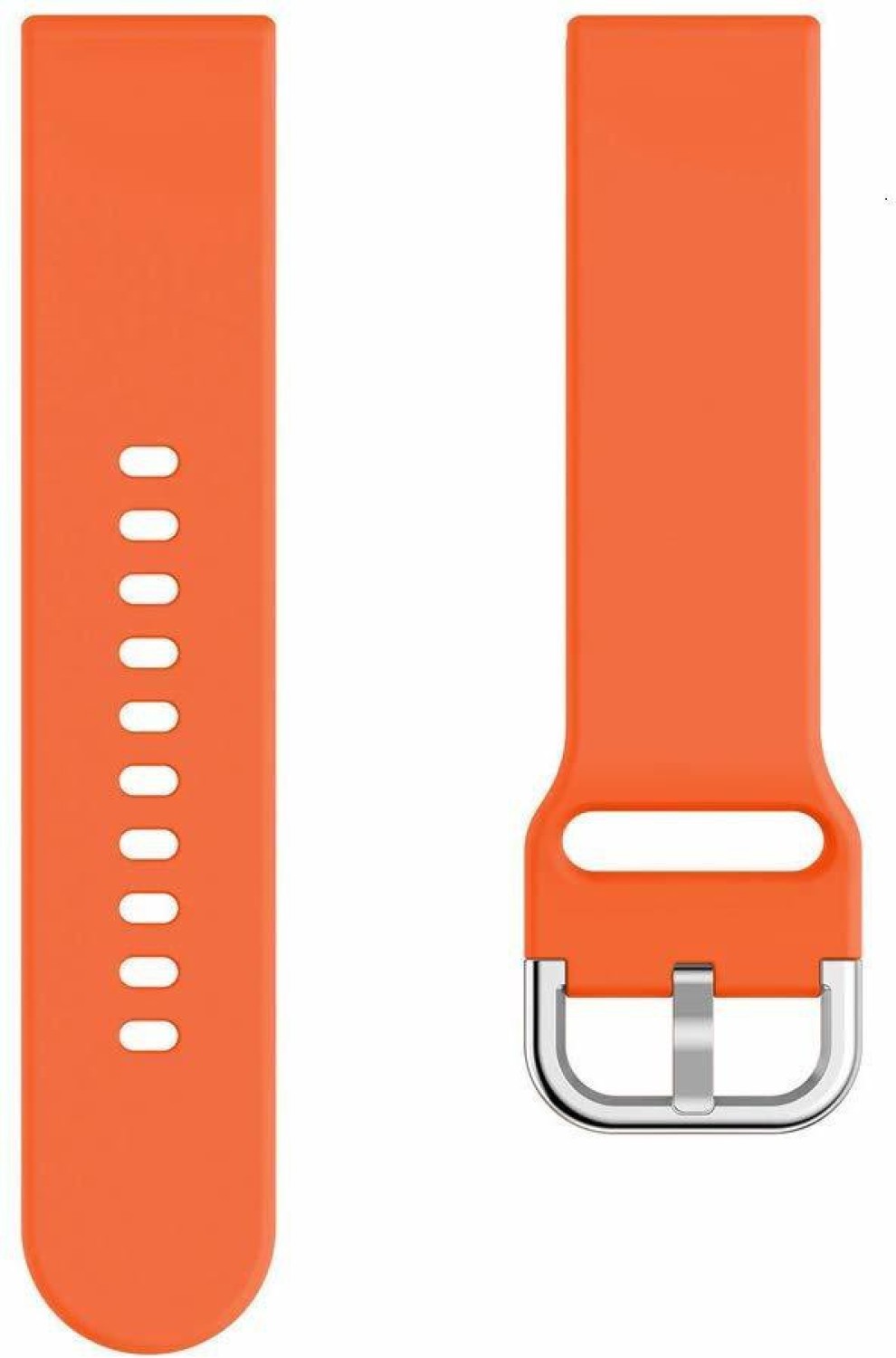 CASEKOO 20MM SILICON HUK Metal Orange Smart Watch Strap (Orange) - Price  History