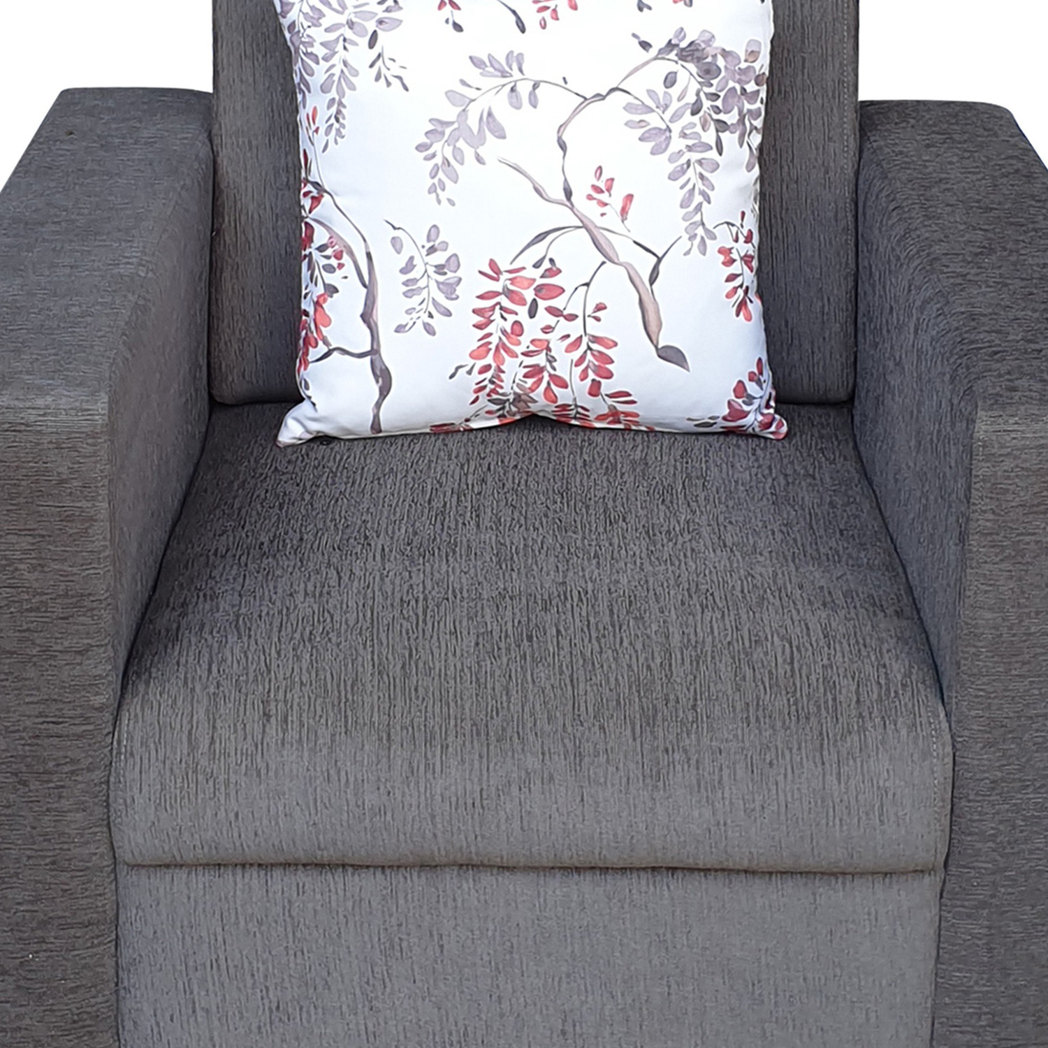 Image of Flipkart Perfect Homes Crete Fabric 1 Seater Sofa