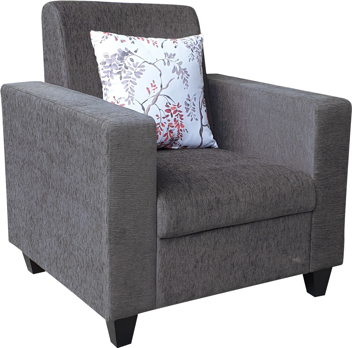 Image of Flipkart Perfect Homes Crete Fabric 1 Seater Sofa