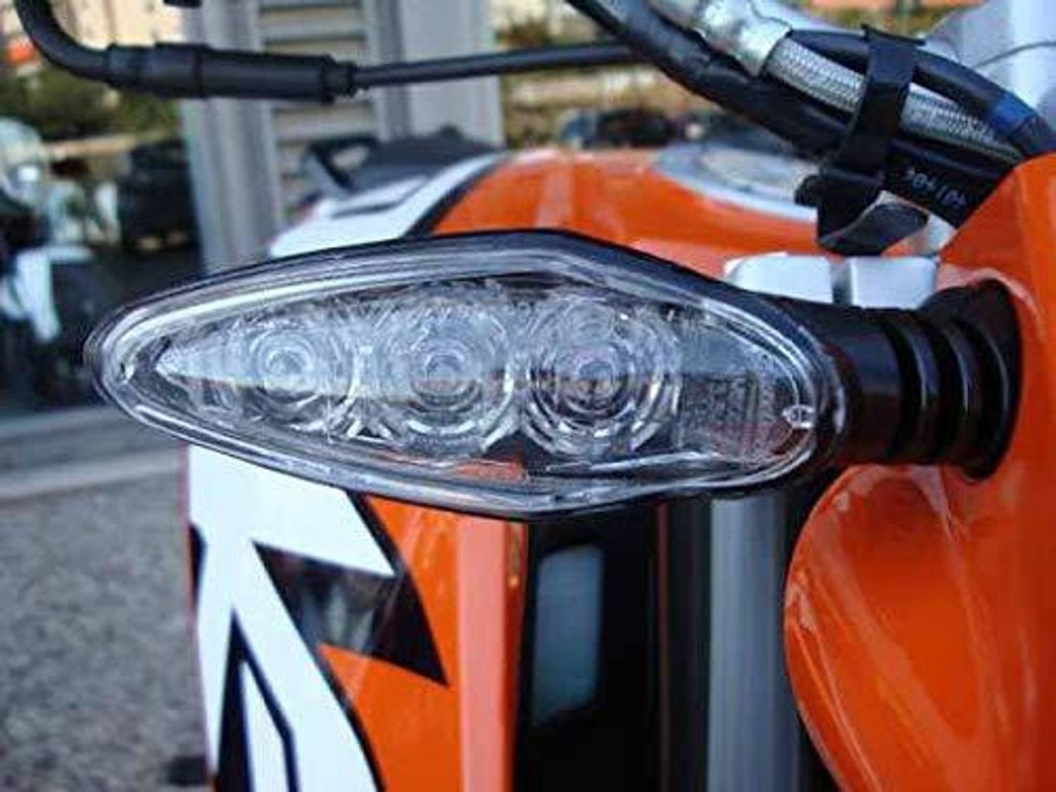 Image of ShopGlobal Front, Rear LED Indicator Light for KTM RC 200, Duke 390, Duke 190, RC 390