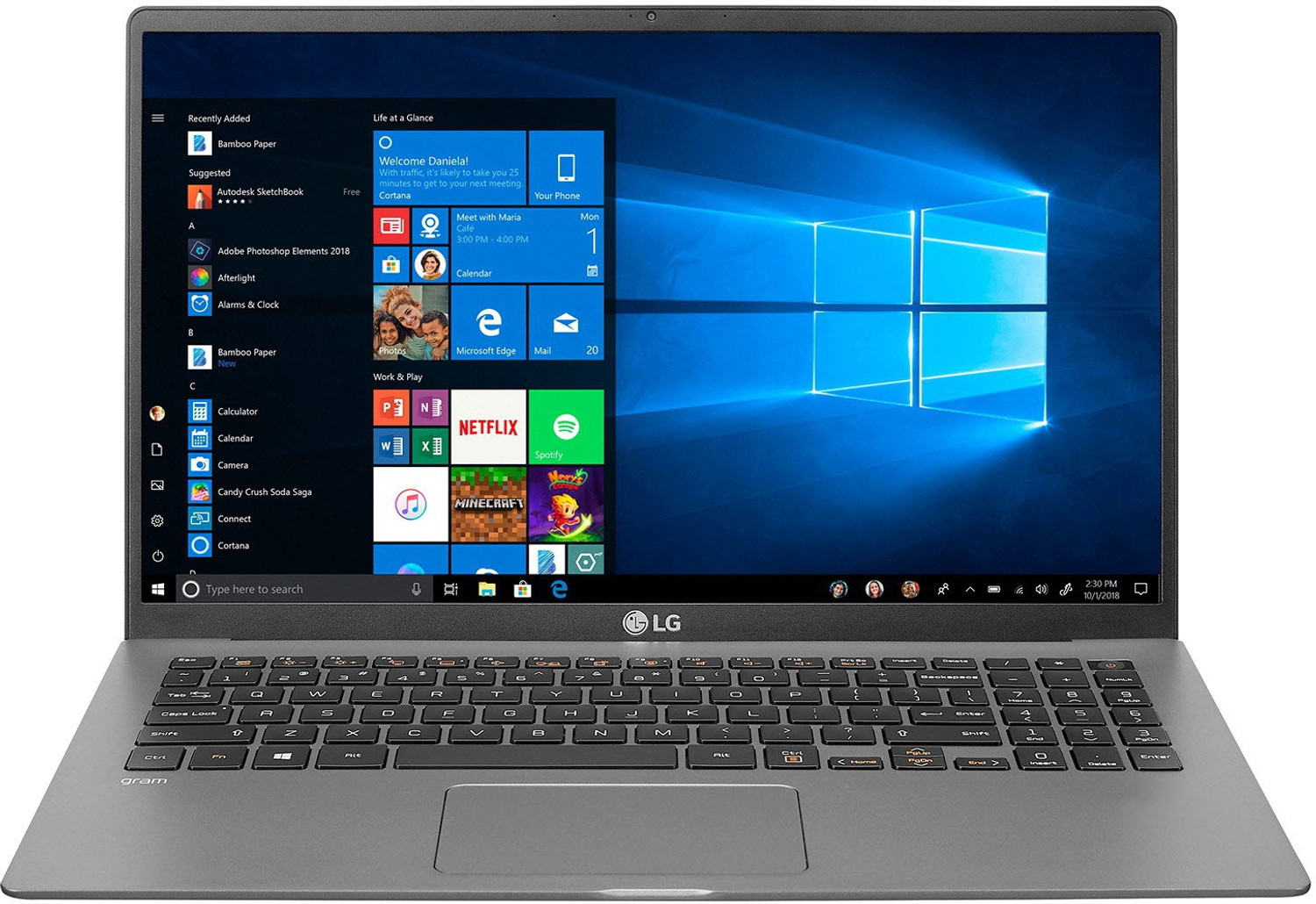 Image of LG Gram 15 Intel Core i5 10th Gen 1035G7 - (8 GB /256 GB SSD /Windows 10 Home) Gram 15Z90N Laptop