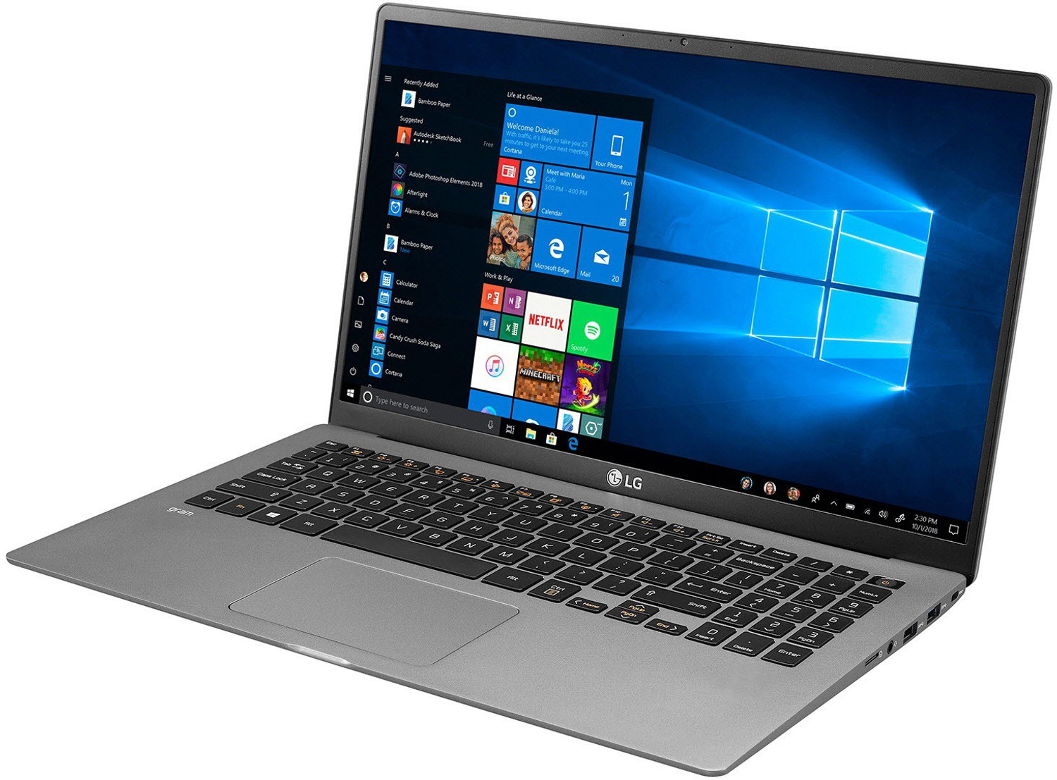 Image of LG Gram 15 Intel Core i5 10th Gen 1035G7 - (8 GB /256 GB SSD /Windows 10 Home) Gram 15Z90N Laptop