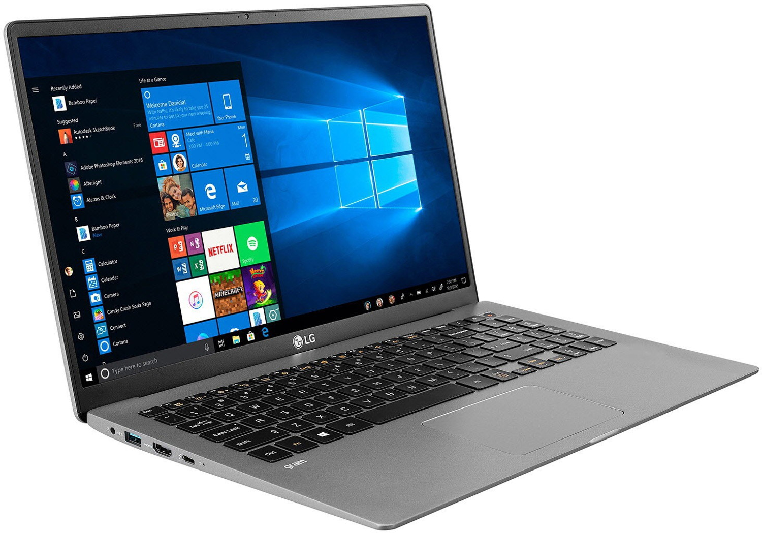 Image of LG Gram 15 Intel Core i5 10th Gen 1035G7 - (8 GB /256 GB SSD /Windows 10 Home) Gram 15Z90N Laptop