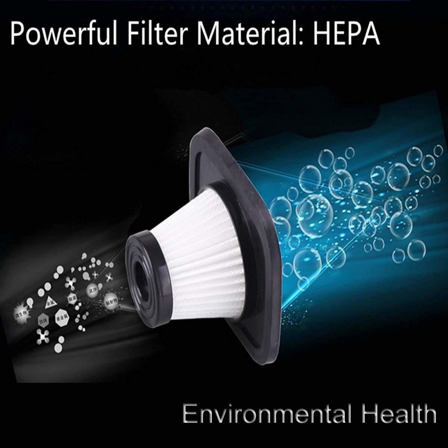 Image of BETZILA Portable Handheld 12V High Power 120W Auto Vacuum Cleaner Wet Dry Dual-Use Super Suction With Hepa Filter Car Vacuum Cleaner
