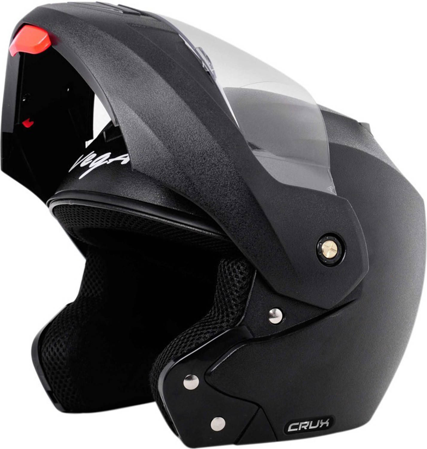 VEGA Crux Motorsports Helmet Black – Lightweight Safety Gear