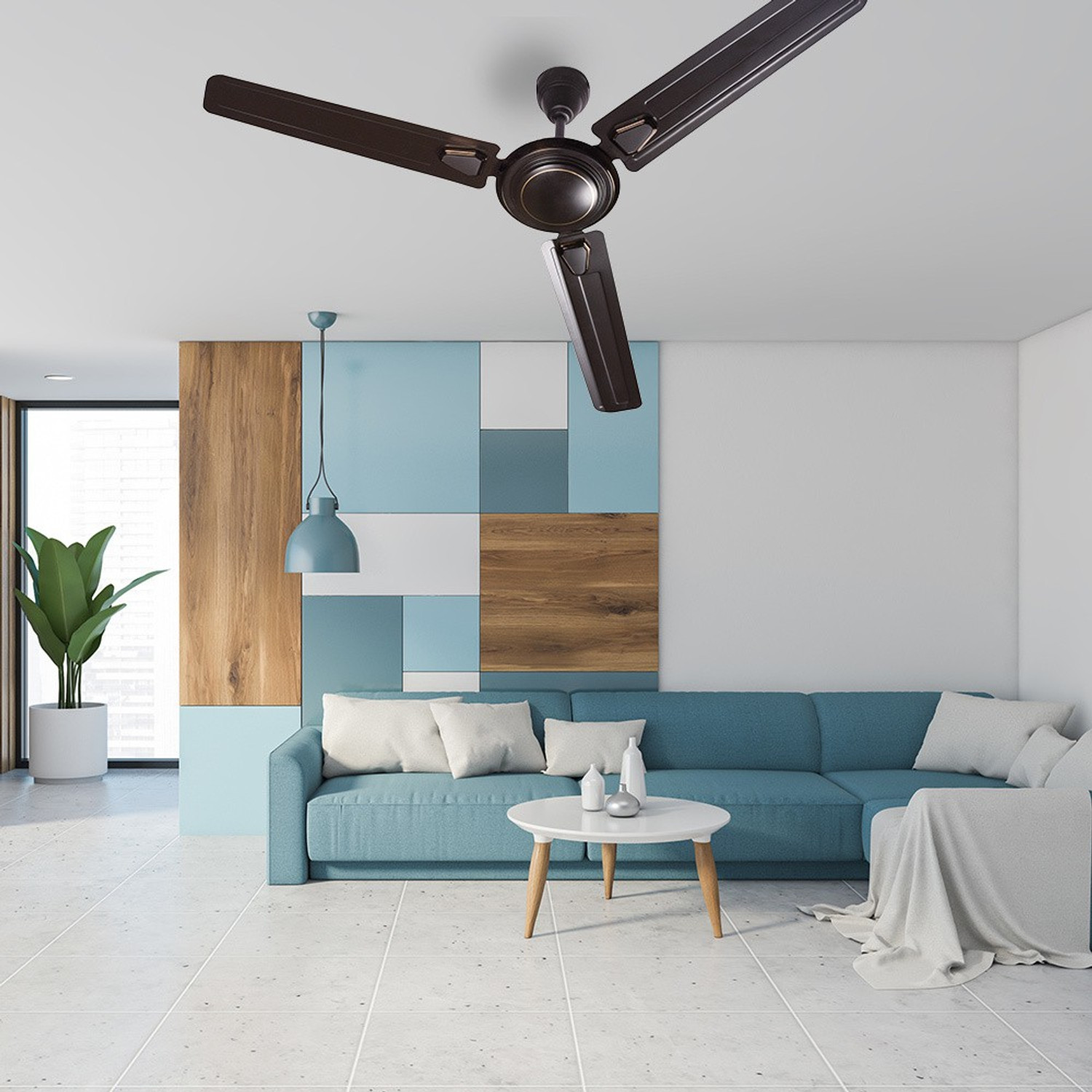 Image of Crompton Superbriz Deco with 2 Year Warranty Anti Dust 1200 mm Ceiling Fan