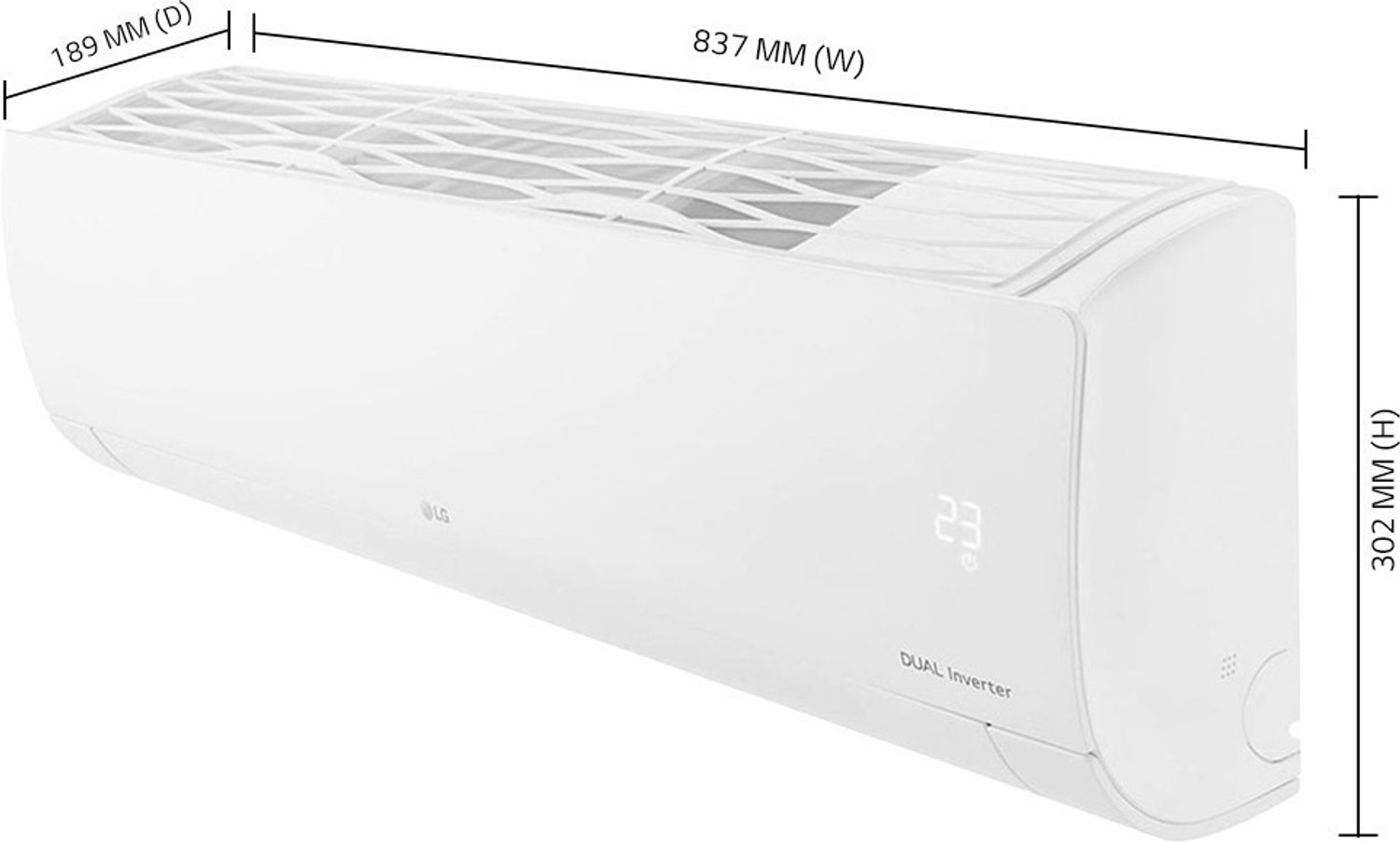 Image of LG 2019 Model 1 Ton 3 Star Split Inverter AC