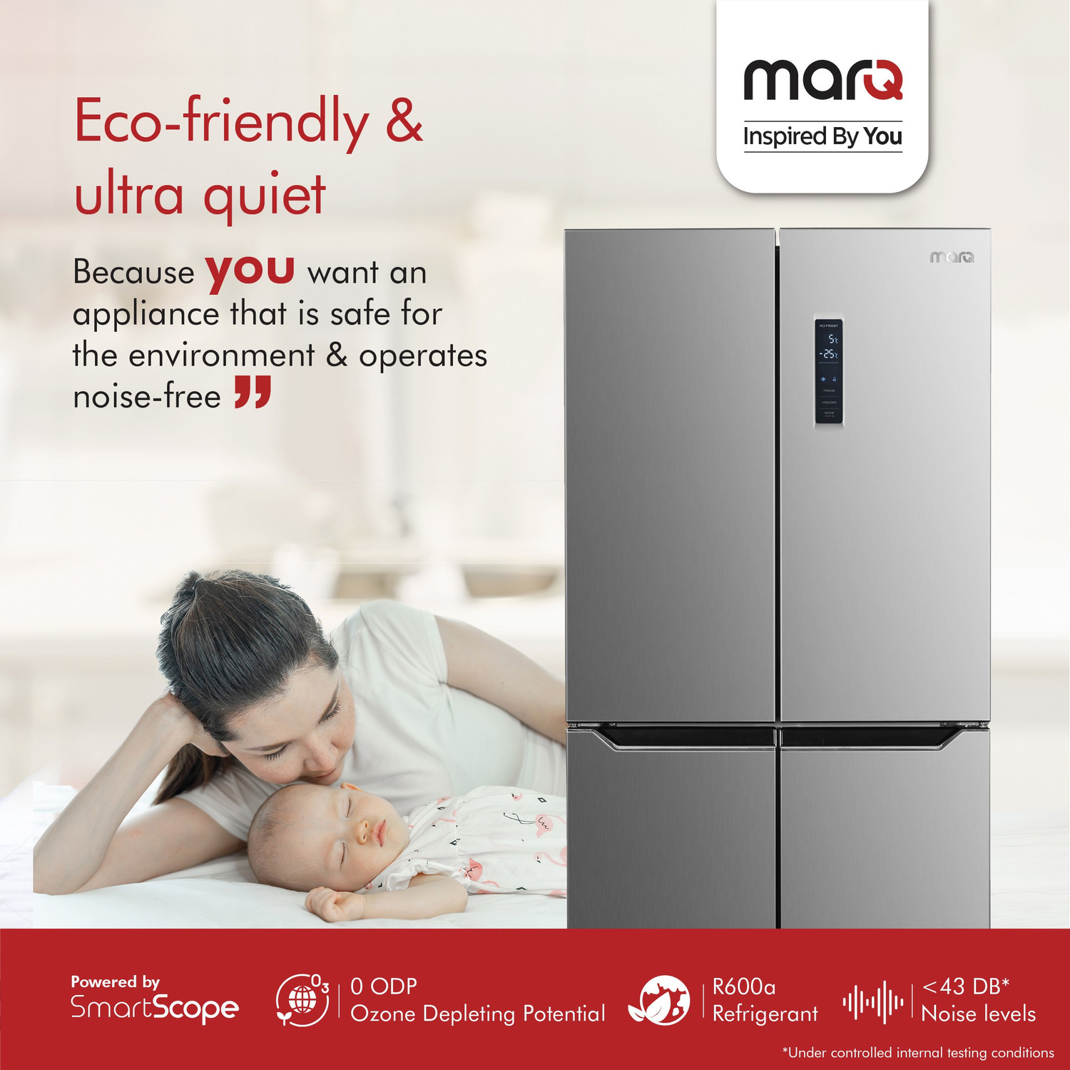 Image of MarQ by Flipkart 472 L Frost Free Multi-Door Refrigerator
