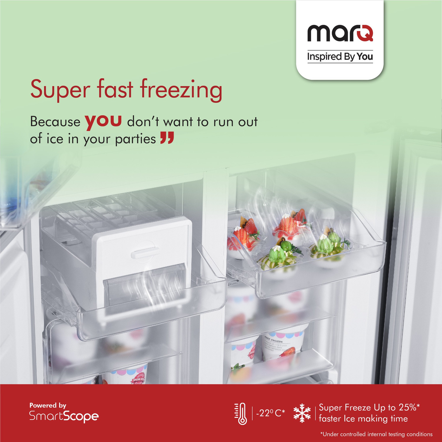 Image of MarQ by Flipkart 472 L Frost Free Multi-Door Refrigerator