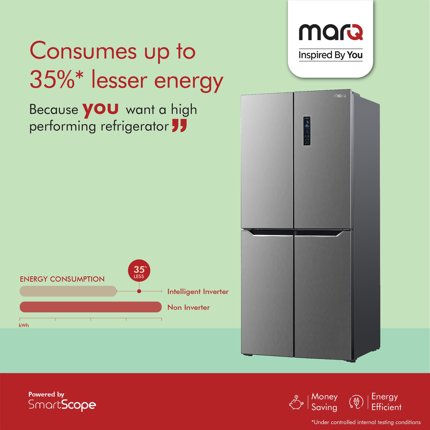 Image of MarQ by Flipkart 472 L Frost Free Multi-Door Refrigerator
