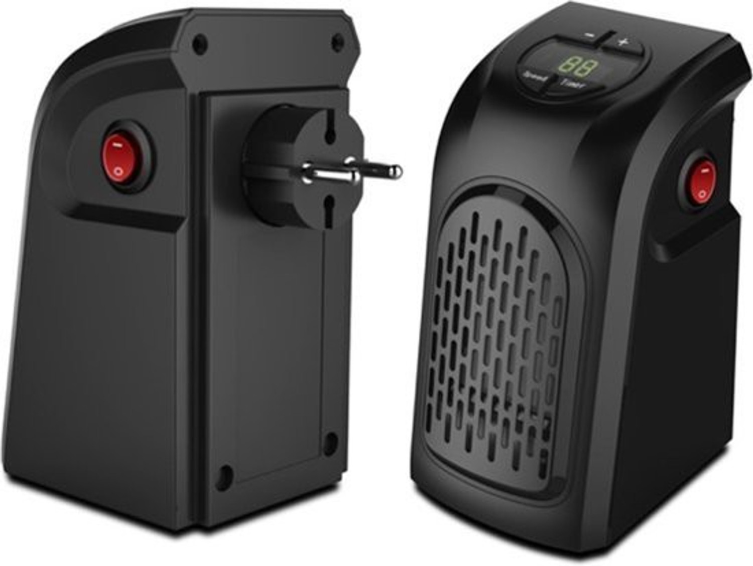 Image of GAZE HH 058 350W Wall-Outlet Electric Heater Handy Heater Fan Room Heater Fan Room Heater