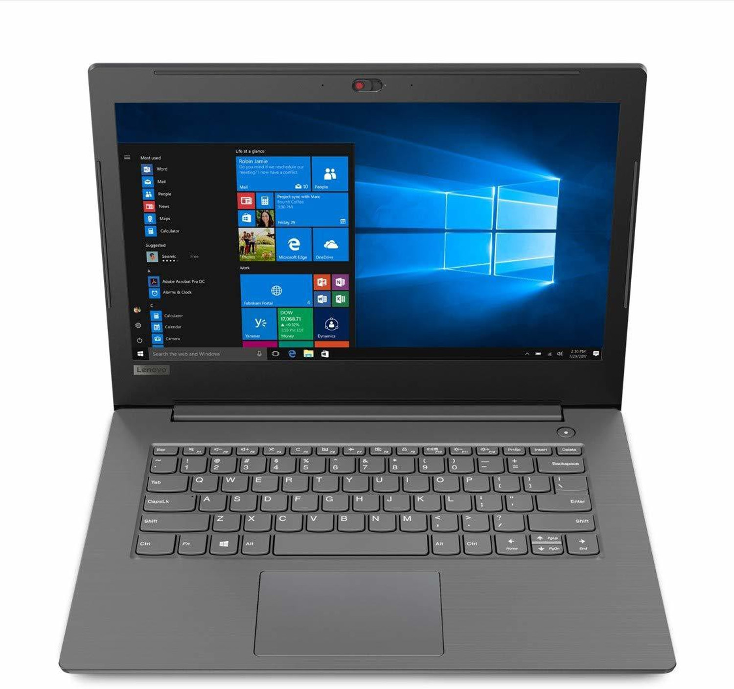 Image of Lenovo Intel Core i5 8th Gen - (4 GB /1 TB HDD /DOS) V330 Thin and Light Laptop