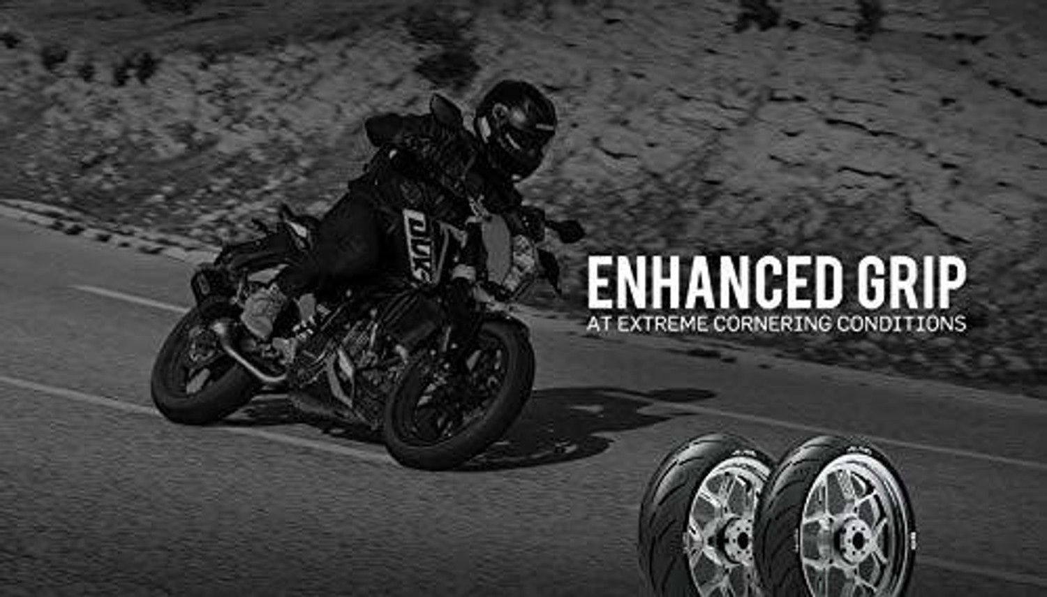 Image of Apollo ALPHA S1 110 /80 R17 57H Steel Belted Radial Tubeless Rear Tyre Rear Two Wheeler Tyre