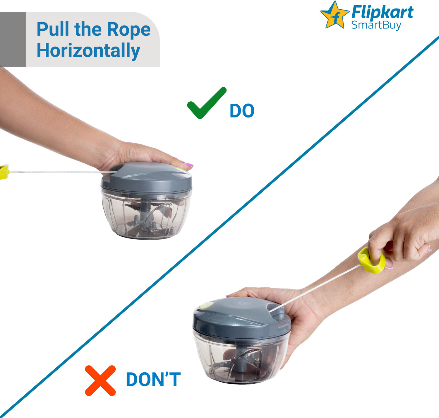 Image of Flipkart SmartBuy Vegetable & Fruit Chopper