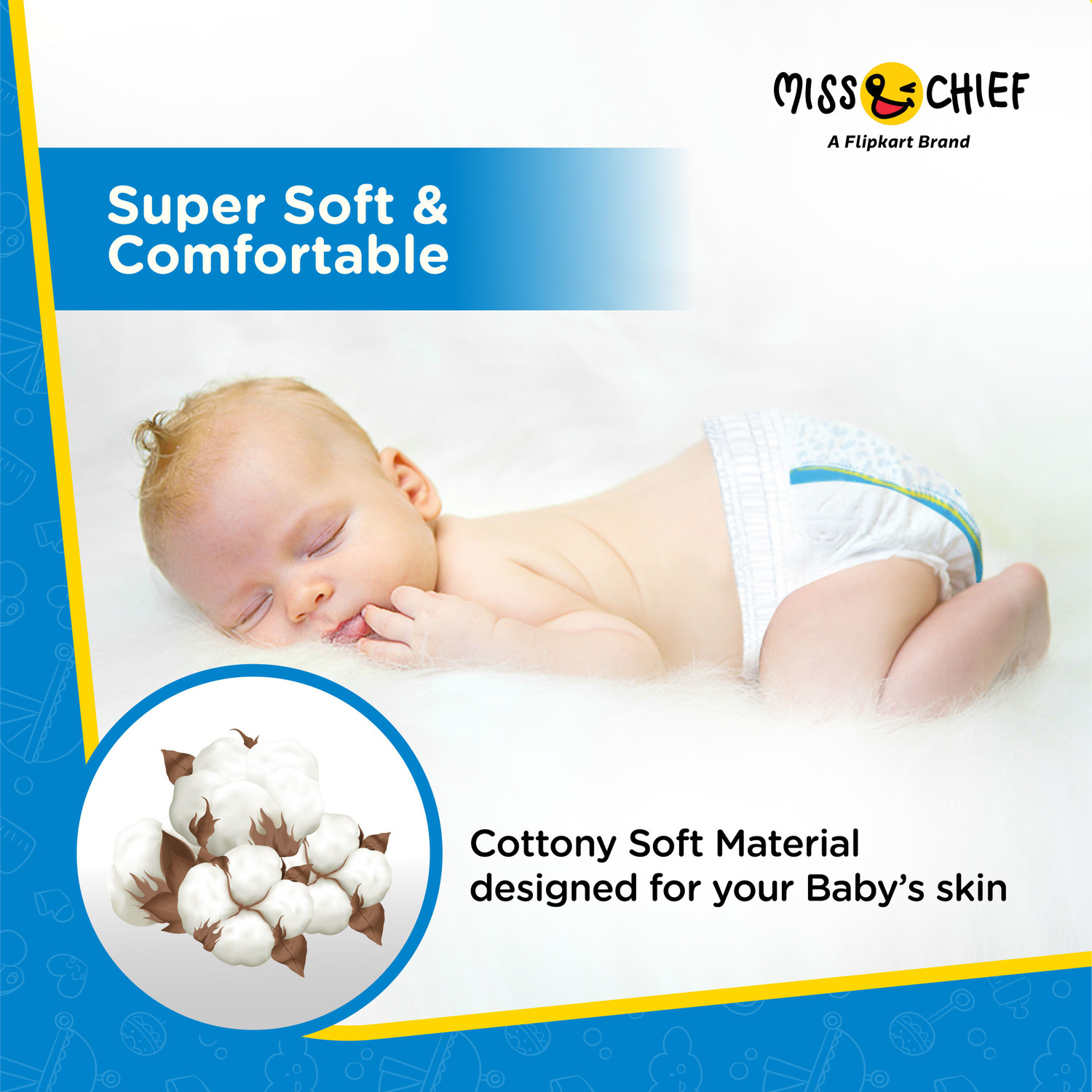 Image of Miss & Chief by Flipkart Active Diaper Pants - M