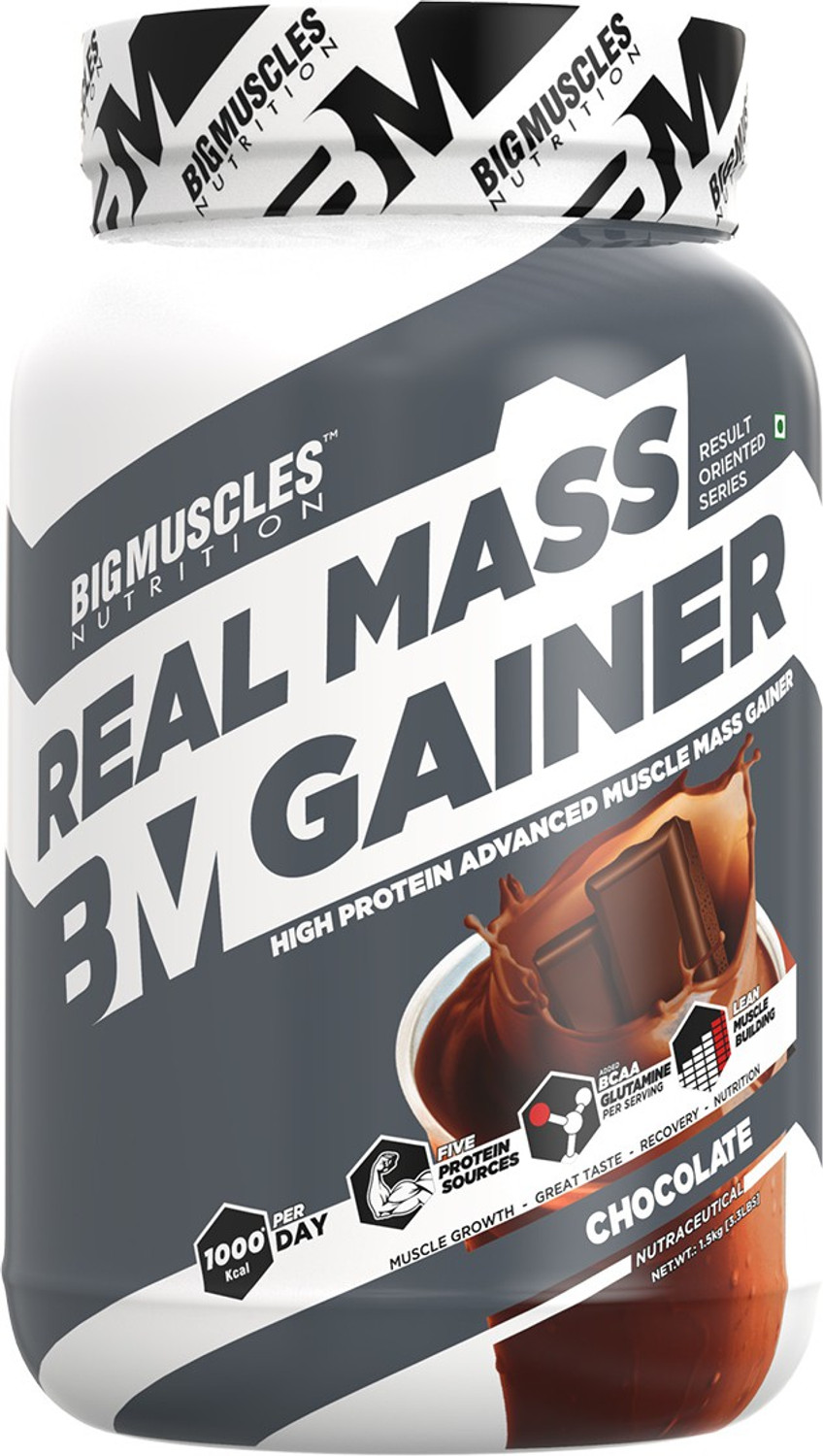 Image of BIGMUSCLES NUTRITION Real Weight Gainers /Mass Gainers