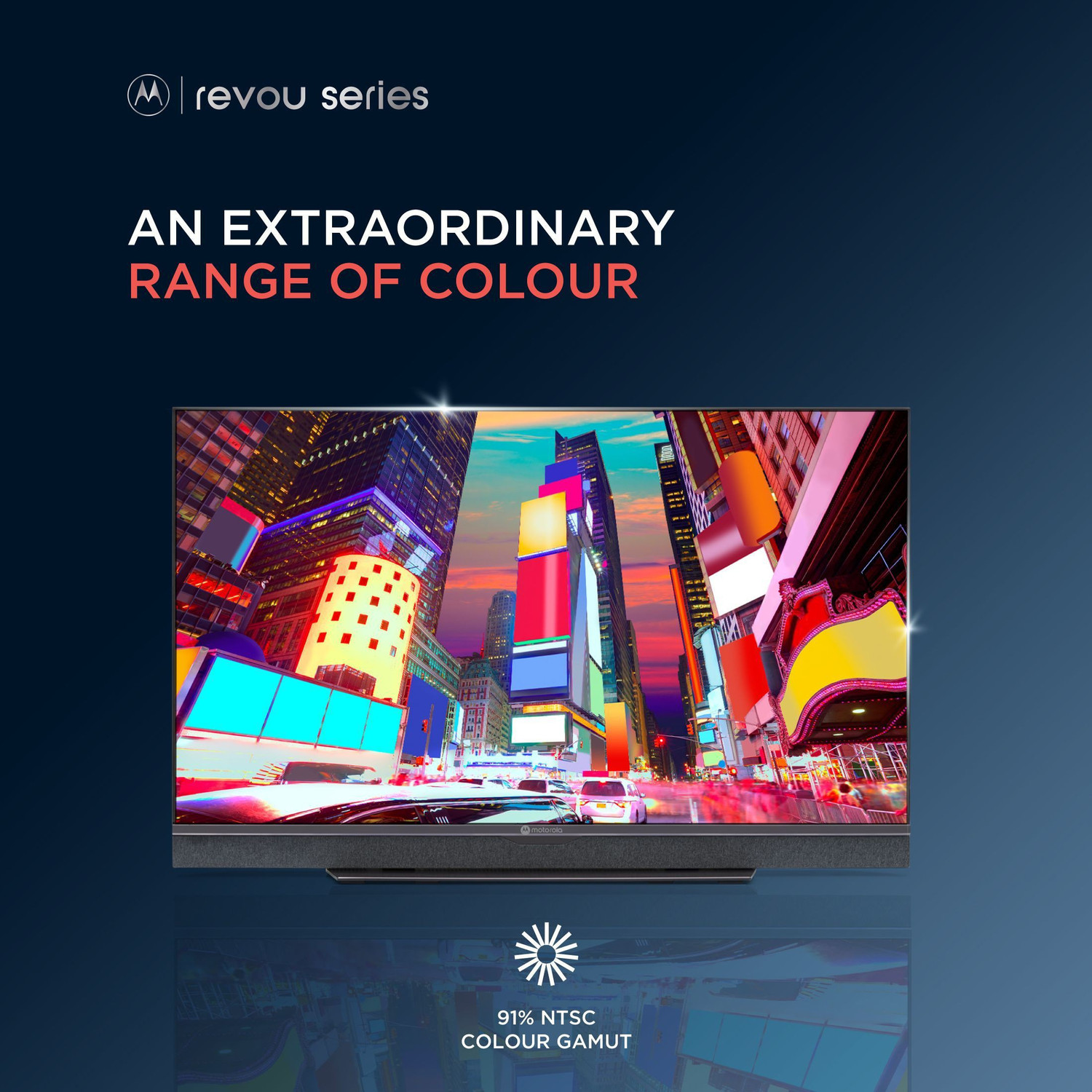 Image of MOTOROLA Revou 108 cm (43 inch) Ultra HD (4K) LED Smart Android TV with Dolby Atmos and Dolby Vision